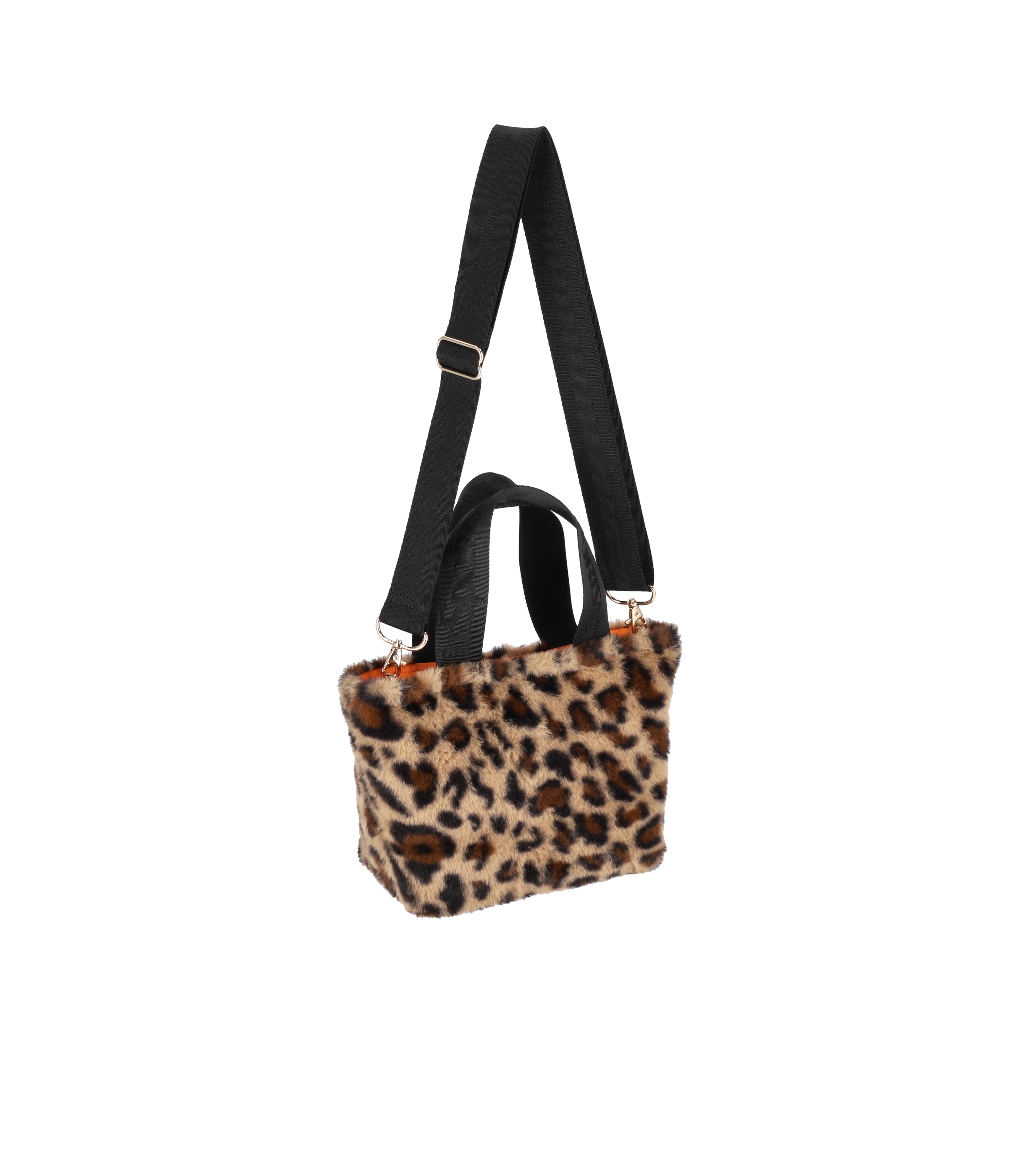 Fur East/West Tote - Leopard Fluffy Fur – LeSportsac