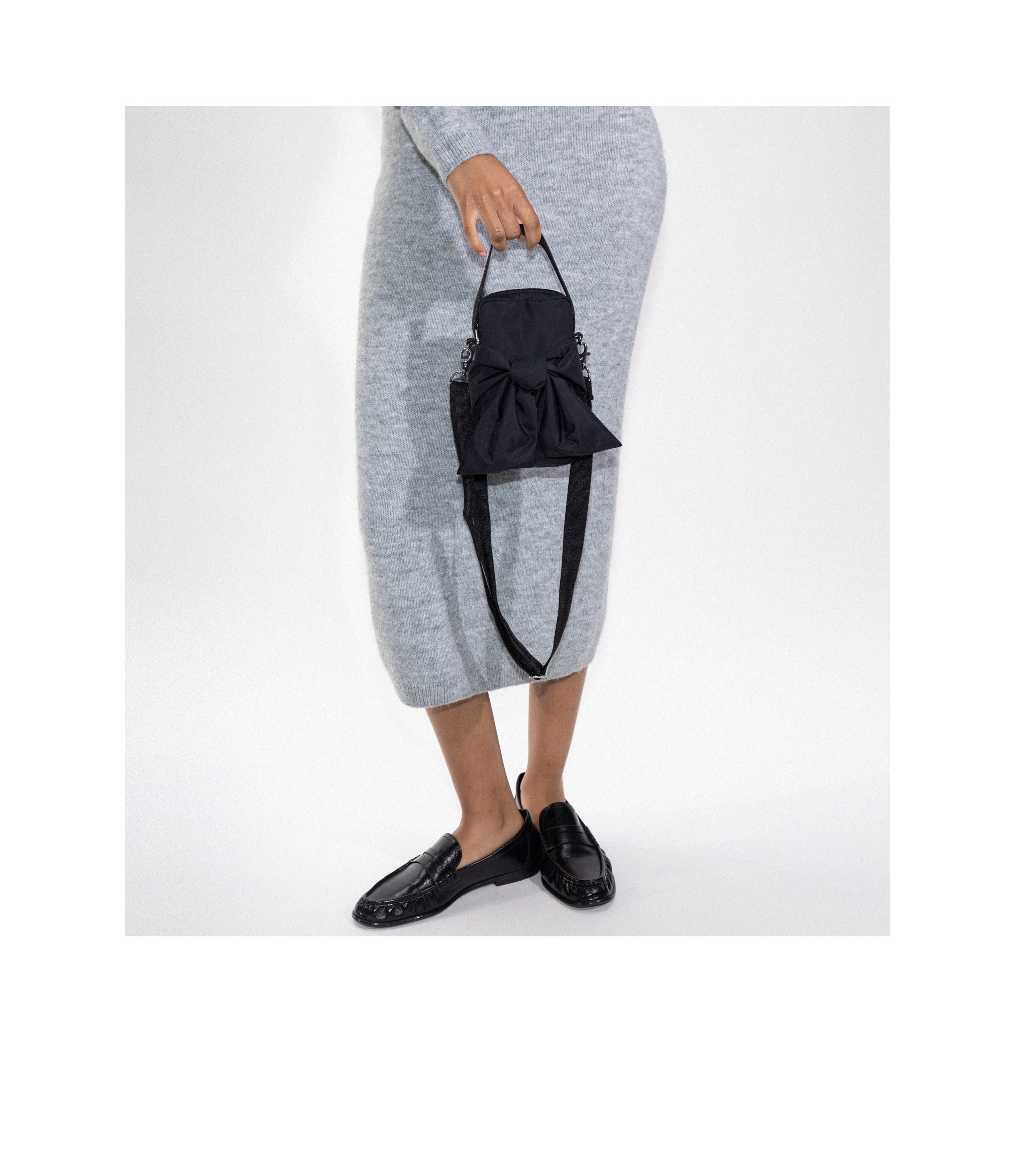 Bow Mini Phone Crossbody - Black Bows – LeSportsac