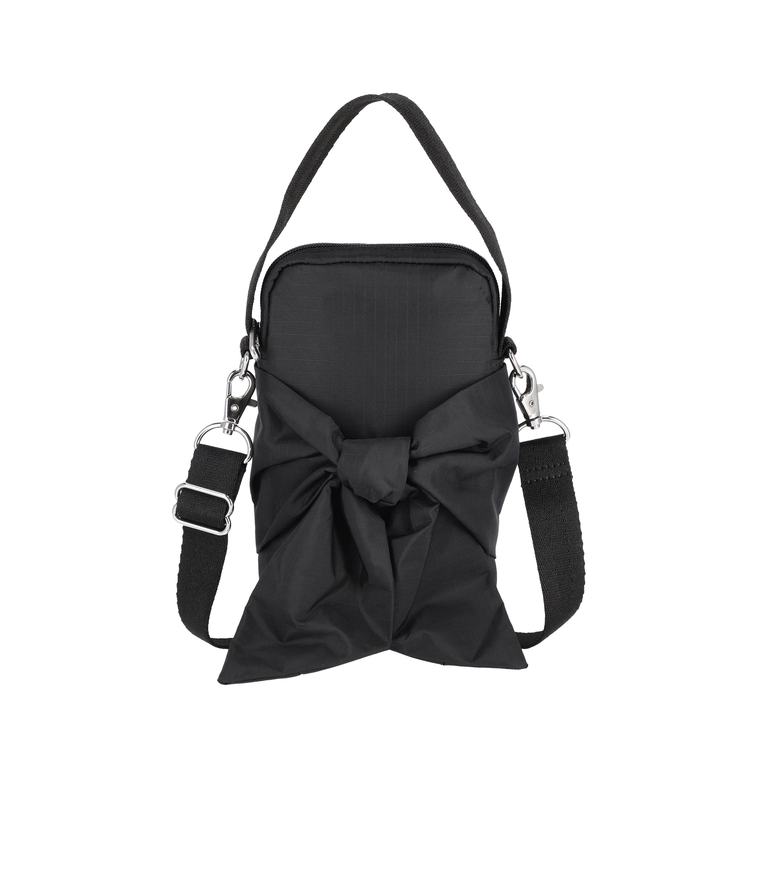 Bow Mini Phone Crossbody - Black Bows – LeSportsac