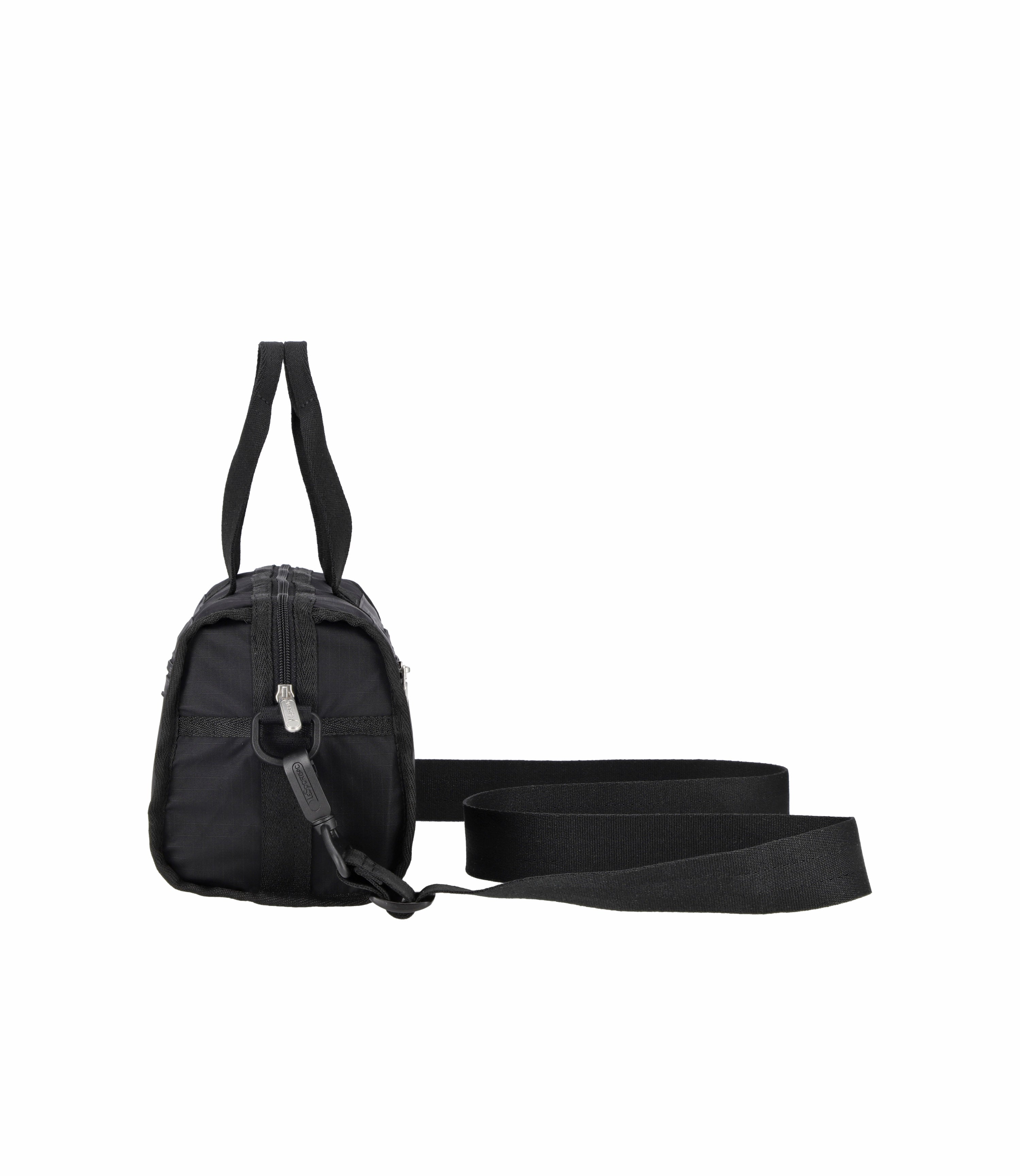 Top Handle Mini Duffel Crossbody - Black solid – LeSportsac