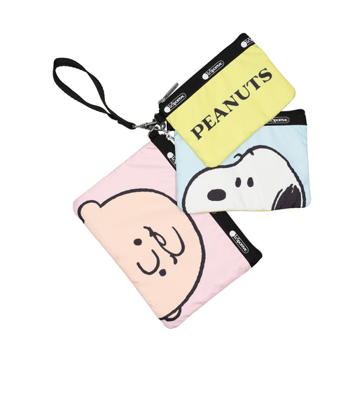 Wristlet Pouch Set - Peanuts Pals Wristlet – LeSportsac