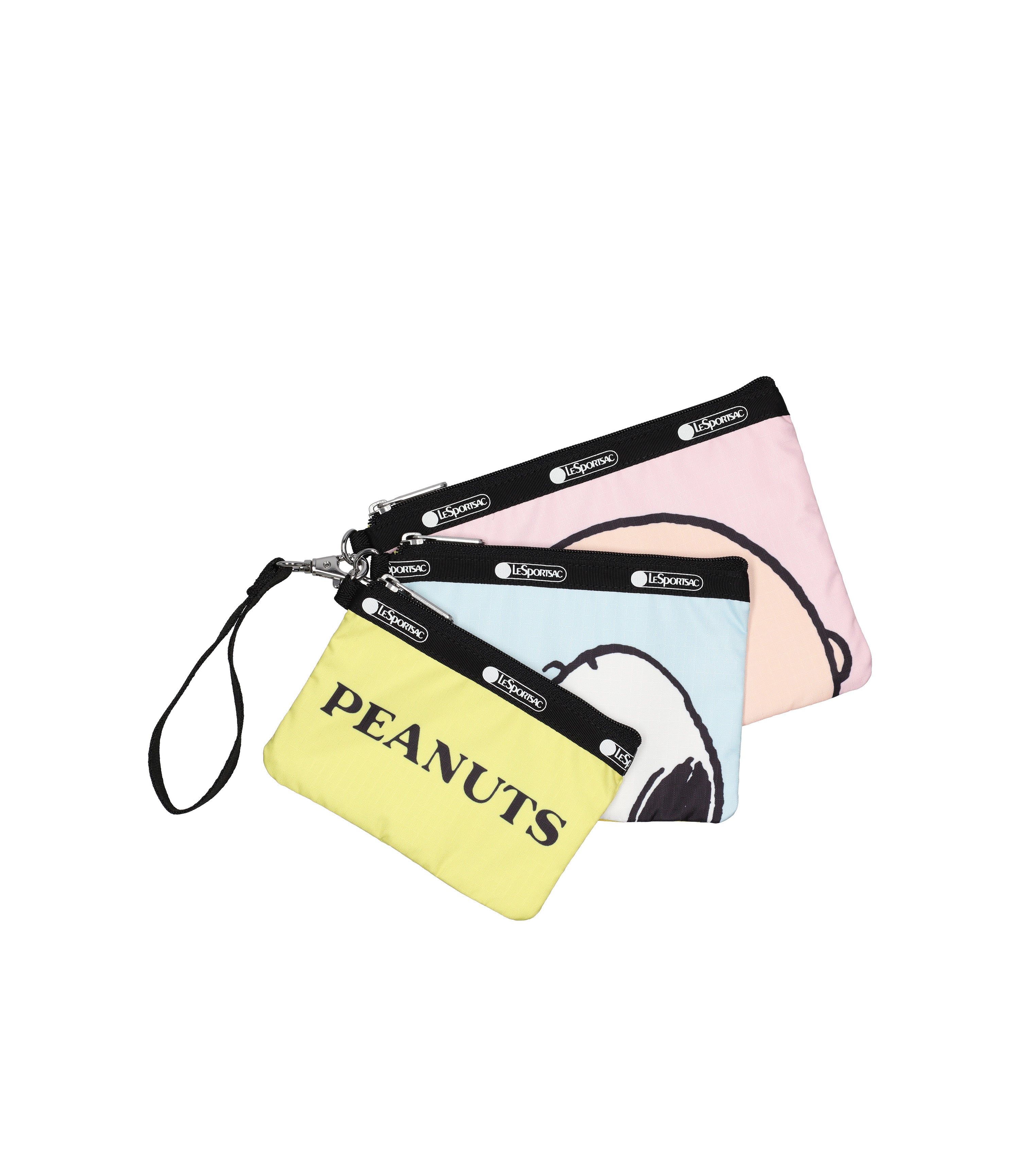 Wristlet Pouch Set - Peanuts Pals Wristlet – LeSportsac