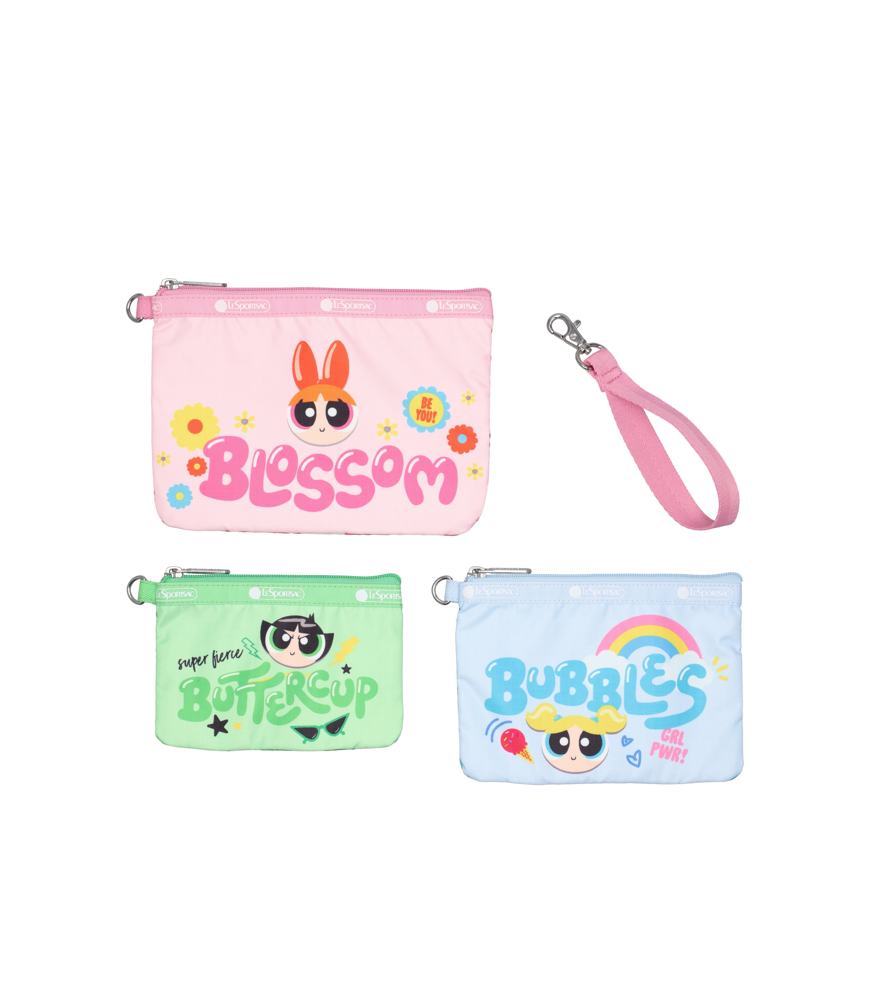 Wristlet Pouch Set - The Powerpuff Girls™ Wristlet – LeSportsac