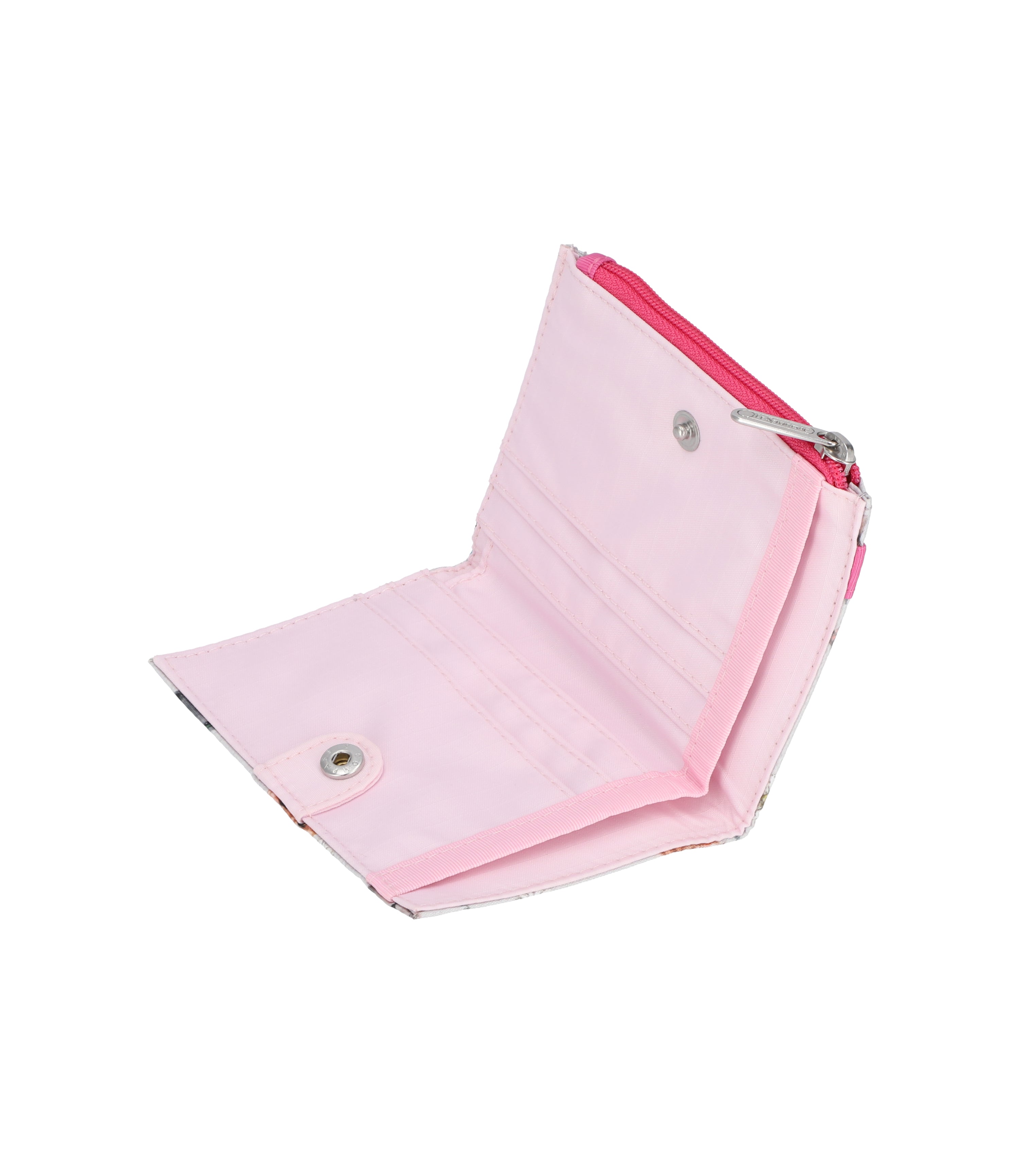 Small Wallet - Playful Cats Gray/Pink – LeSportsac