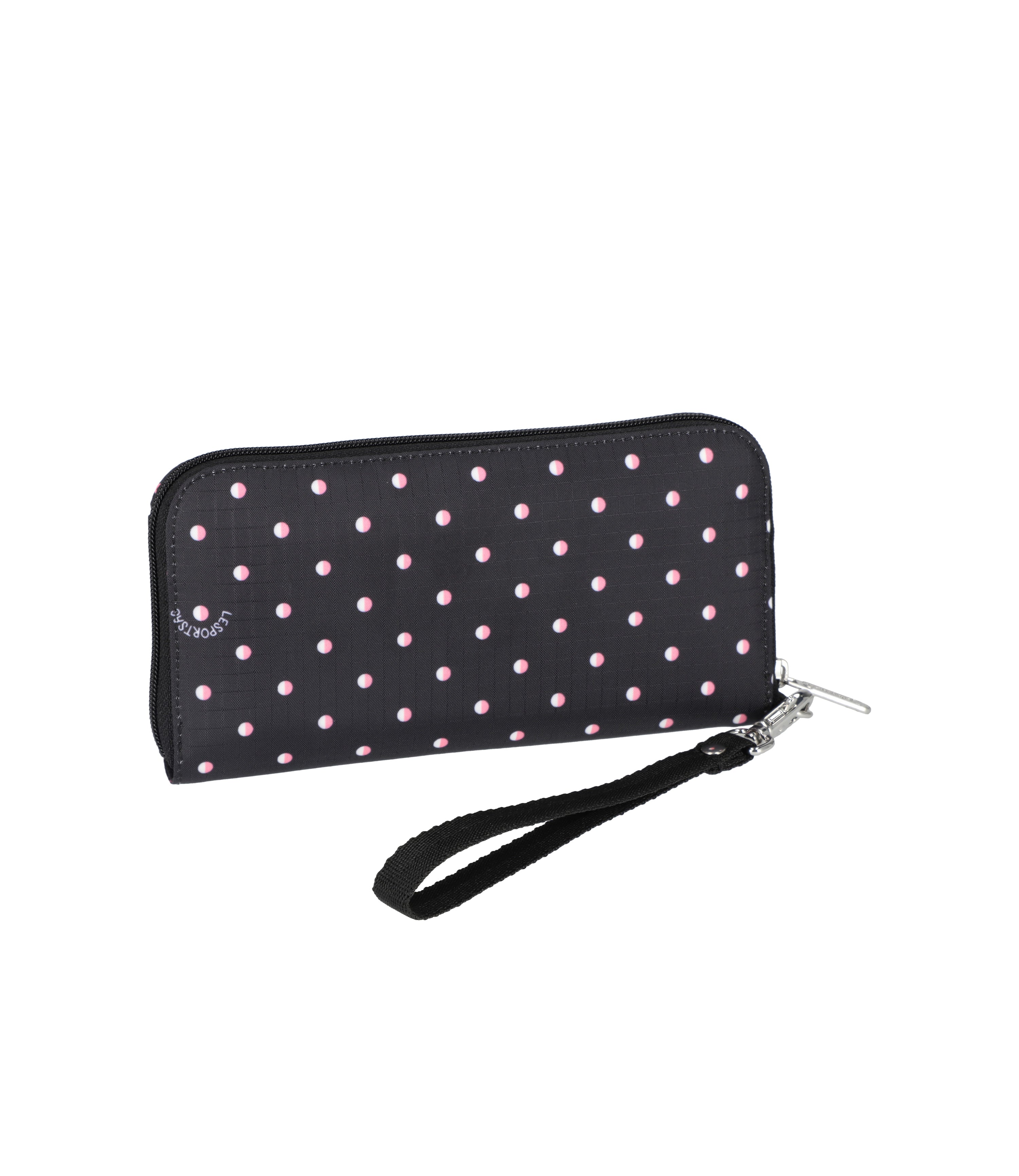 Tech Wallet Wristlet - Pink Geo Dot print – LeSportsac