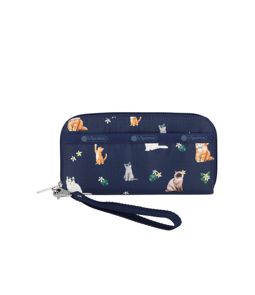 Tech Wallet Wristlet - Tropical Meow Cat print – LeSportsac