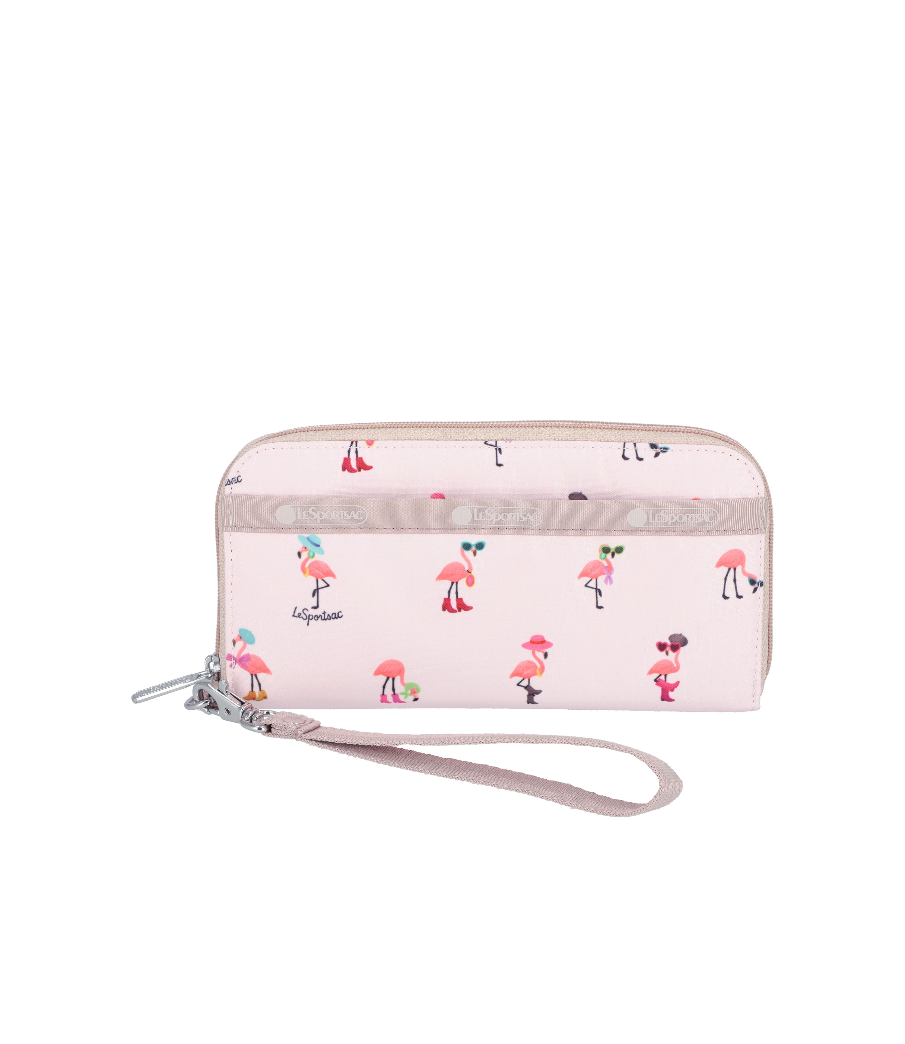 Tech Wallet Wristlet - Flamingo Party print – LeSportsac