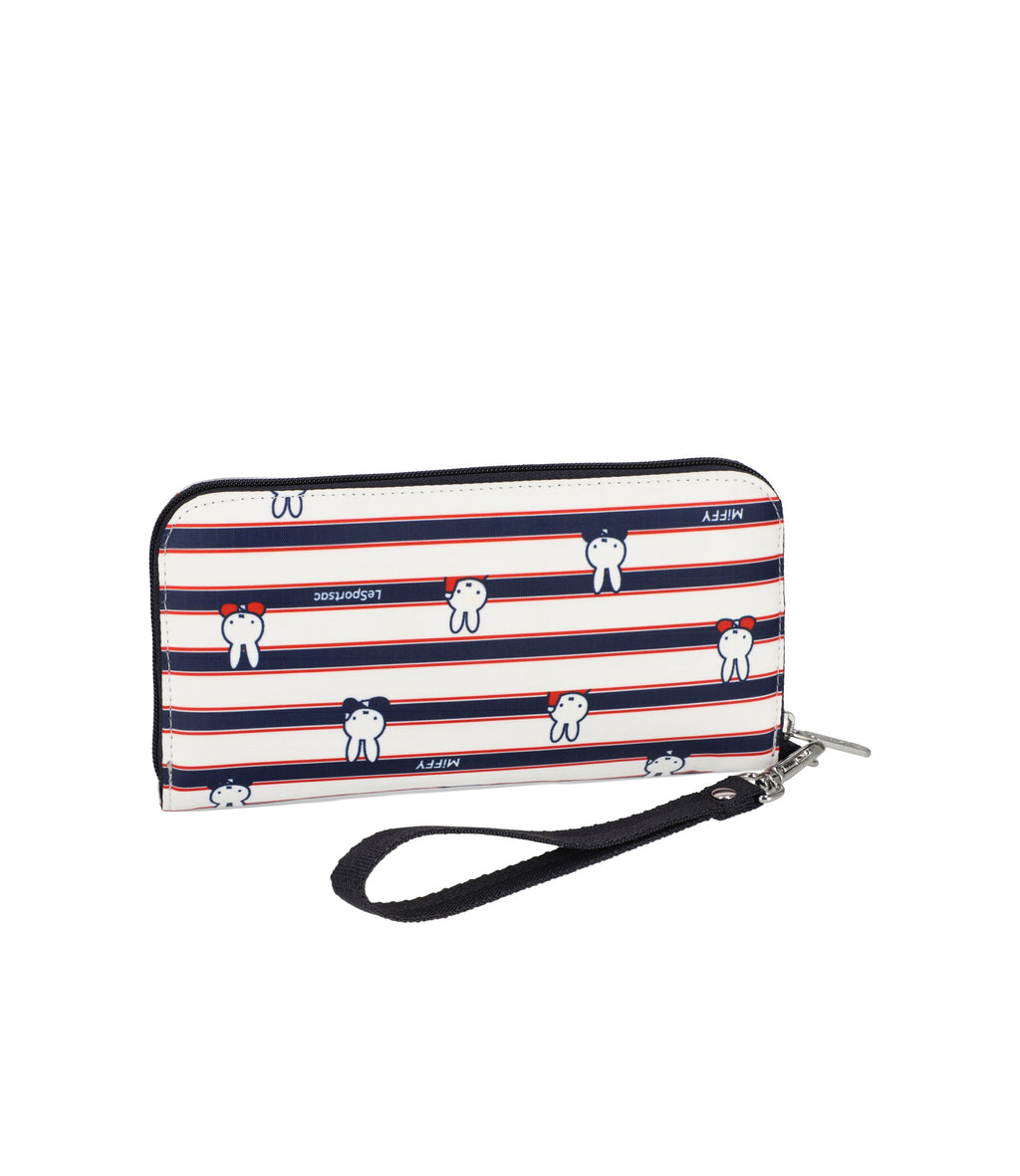 Tech Wallet Wristlet - Miffy Allover Stripes – LeSportsac