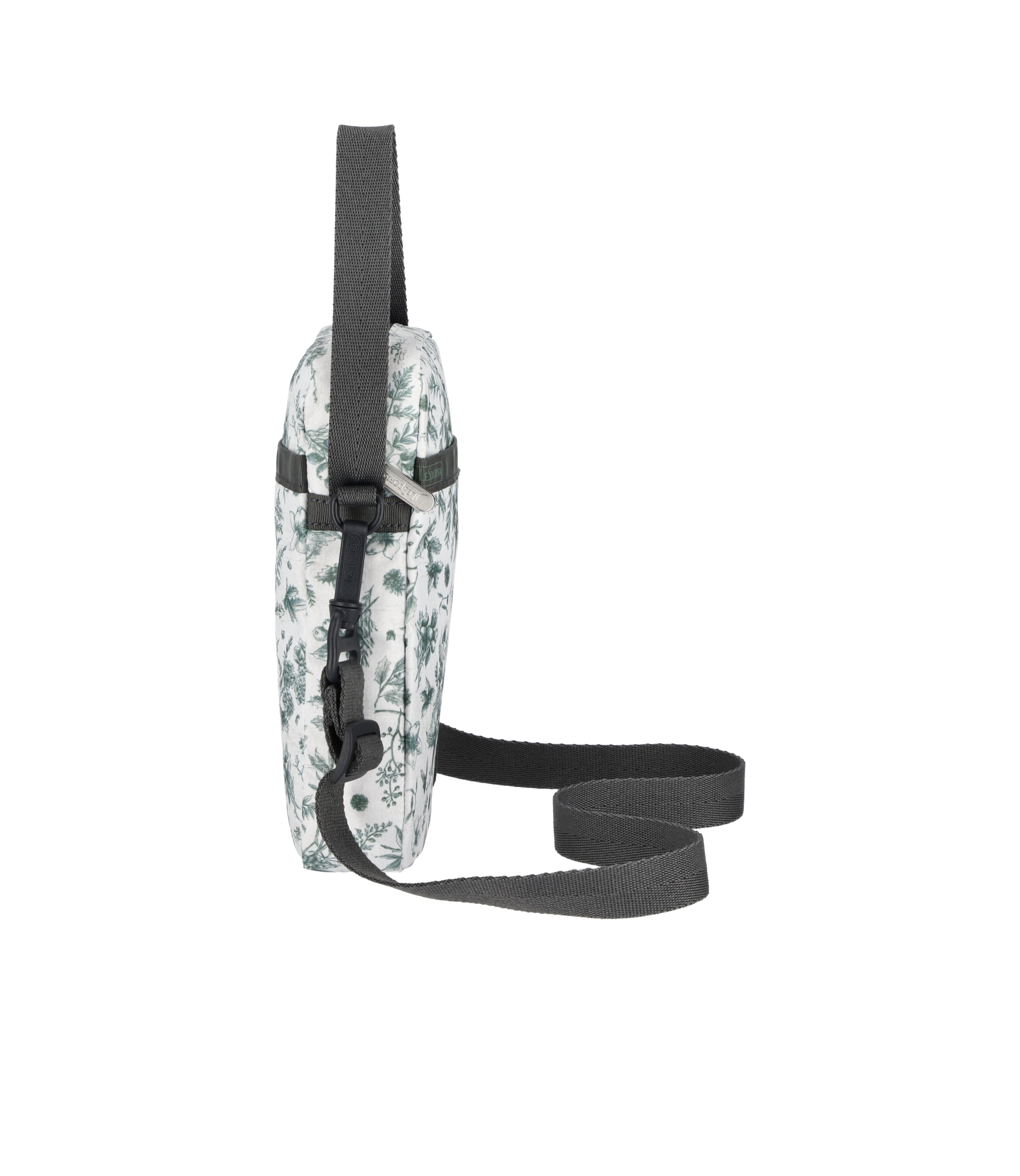 Mini Phone Crossbody - Olive Hol Toile de Jouy print
