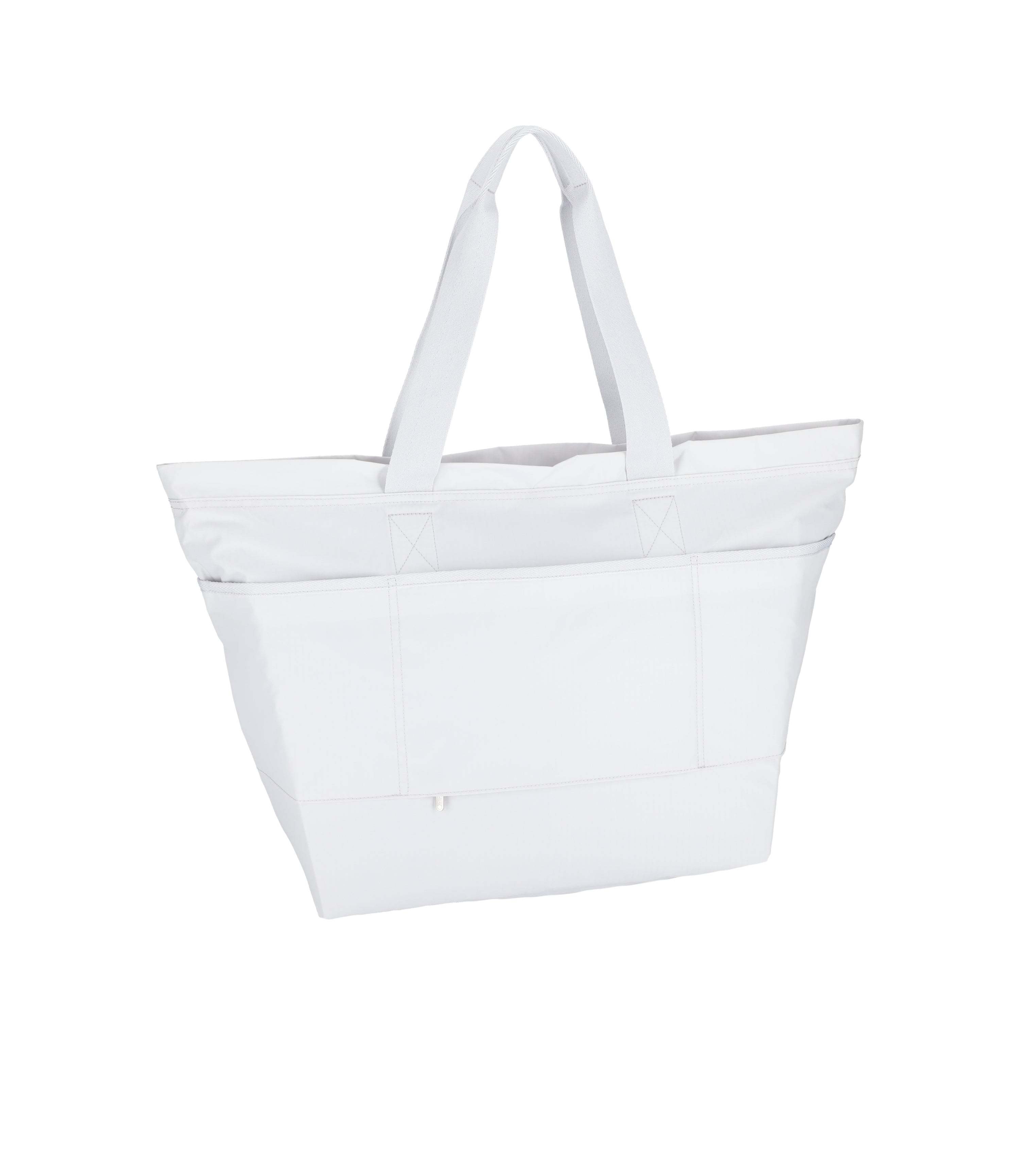 Carlin Zip Top Tote Bag - Pearl Gray solid – LeSportsac