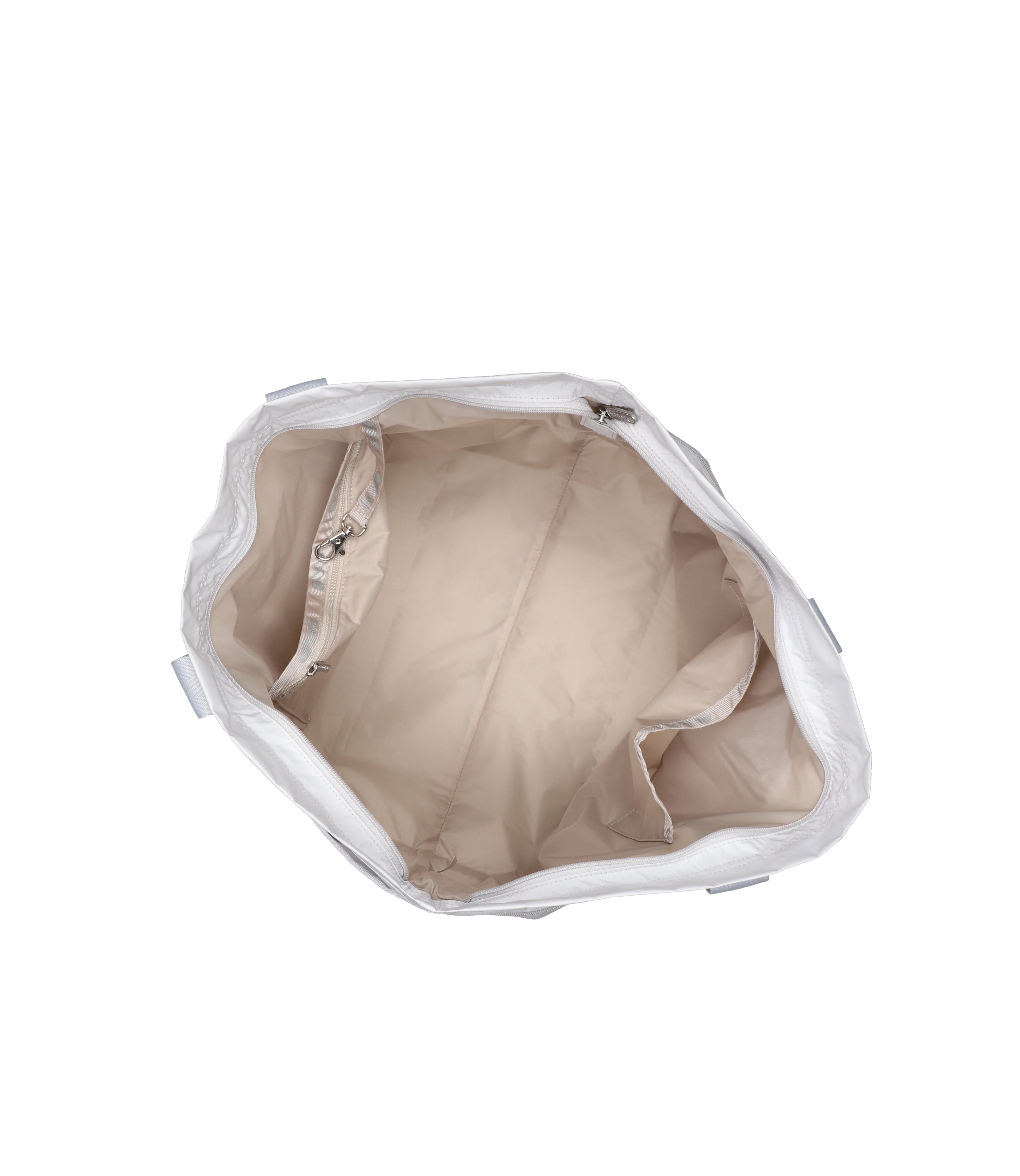 Carlin Zip Top Tote Bag - Pearl Gray solid – LeSportsac