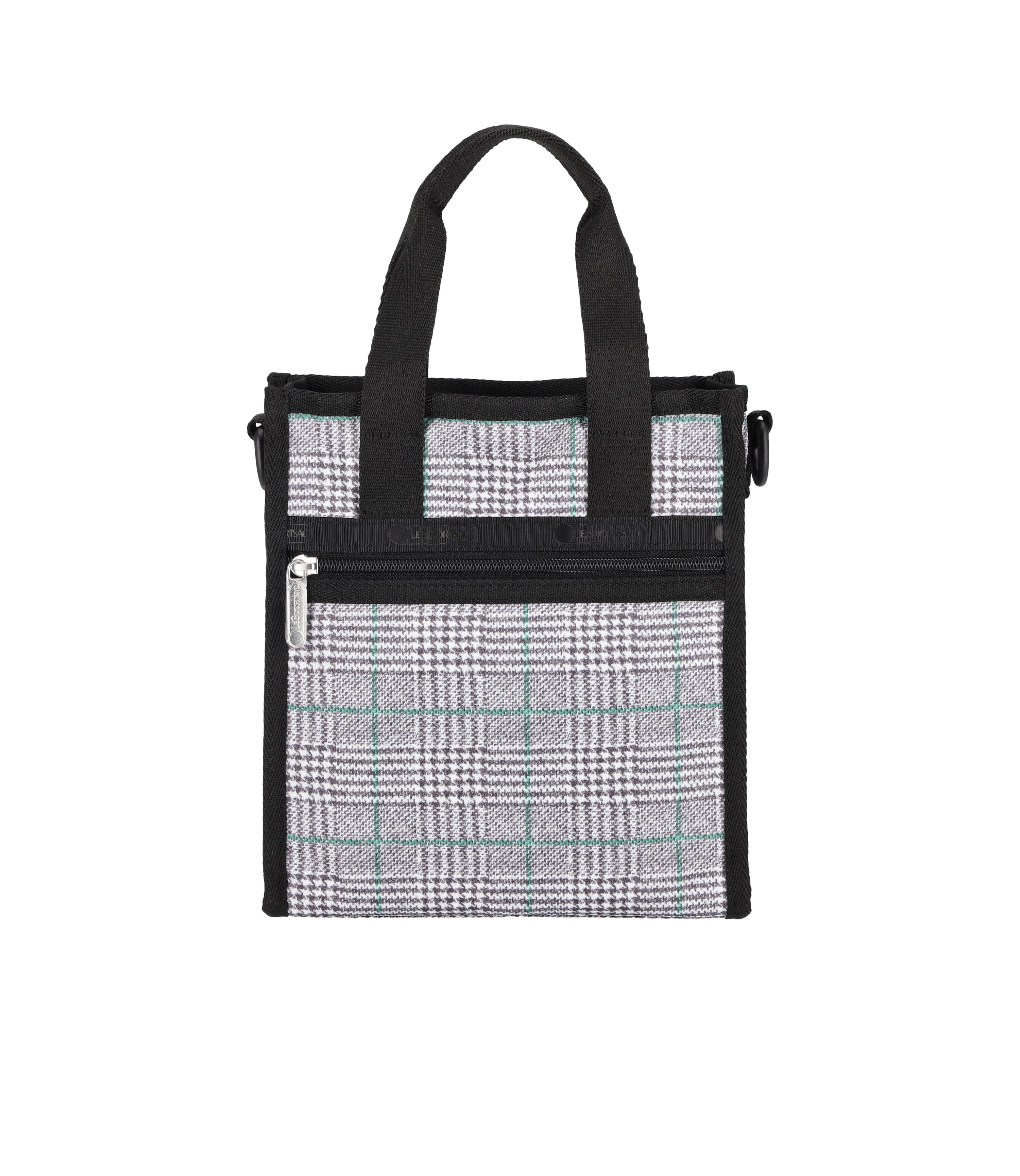 ★LeSportsac★ Recycled Black Mini NS Tote Bag 3714R086 Solid Black Mini North/South Tote & Crossbody Bag | LeSportsac