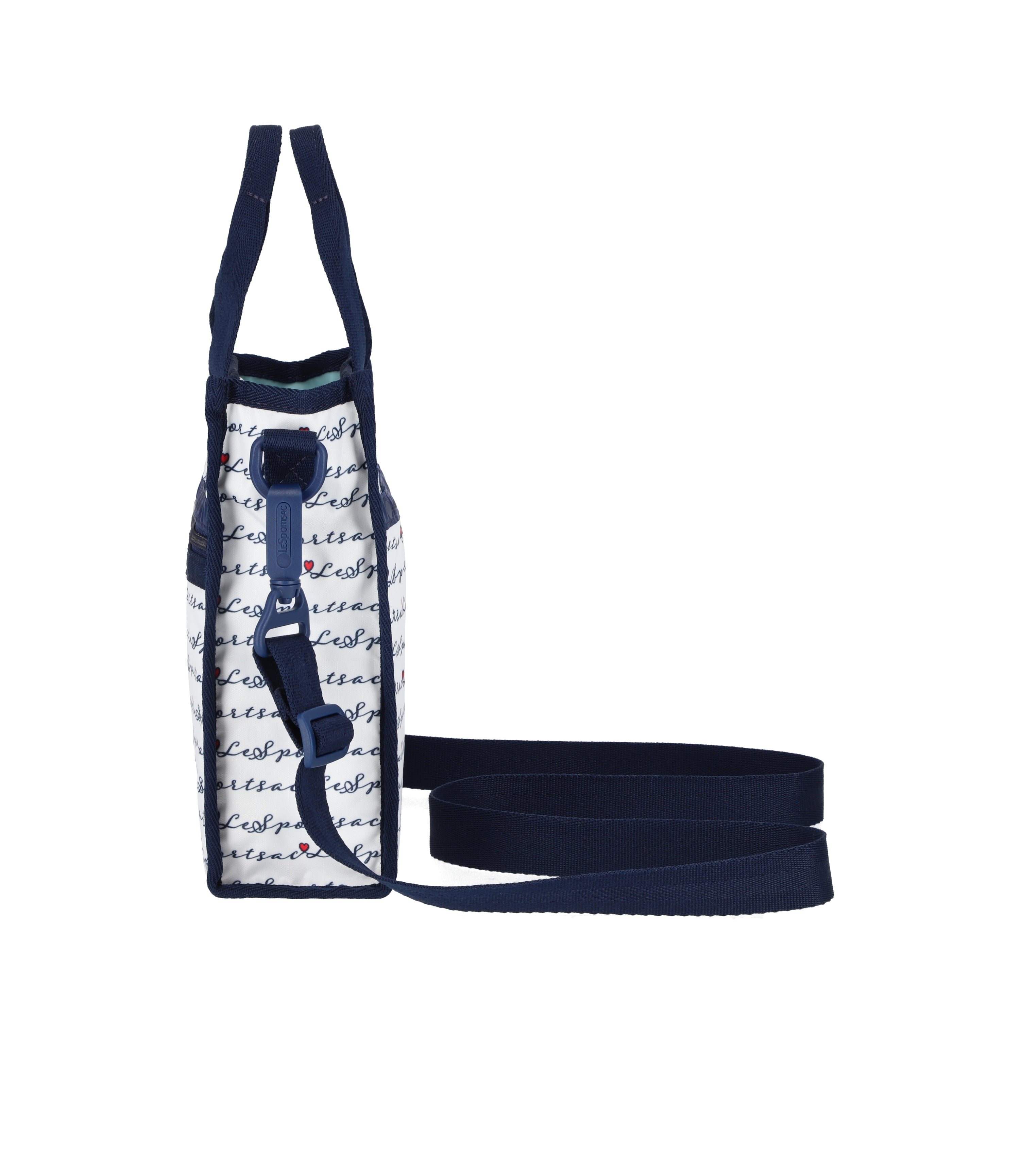 Mini North/South Tote - Marine Logo Border print – LeSportsac