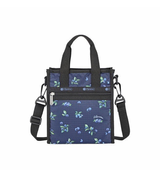 Mini North/South Tote - Very Berry Blue print – LeSportsac