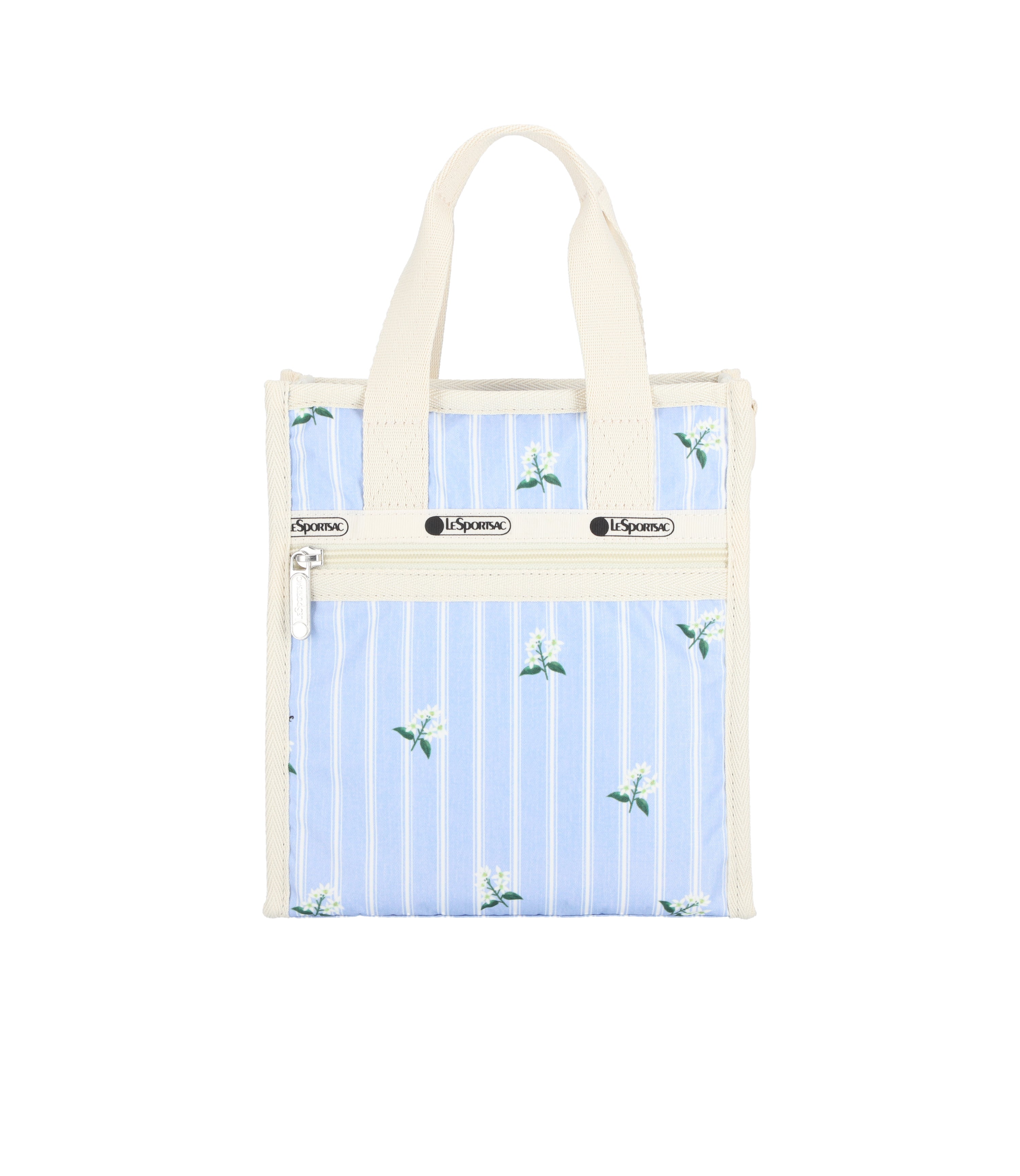 Mini North/South Tote - Jasmine Stripe print – LeSportsac