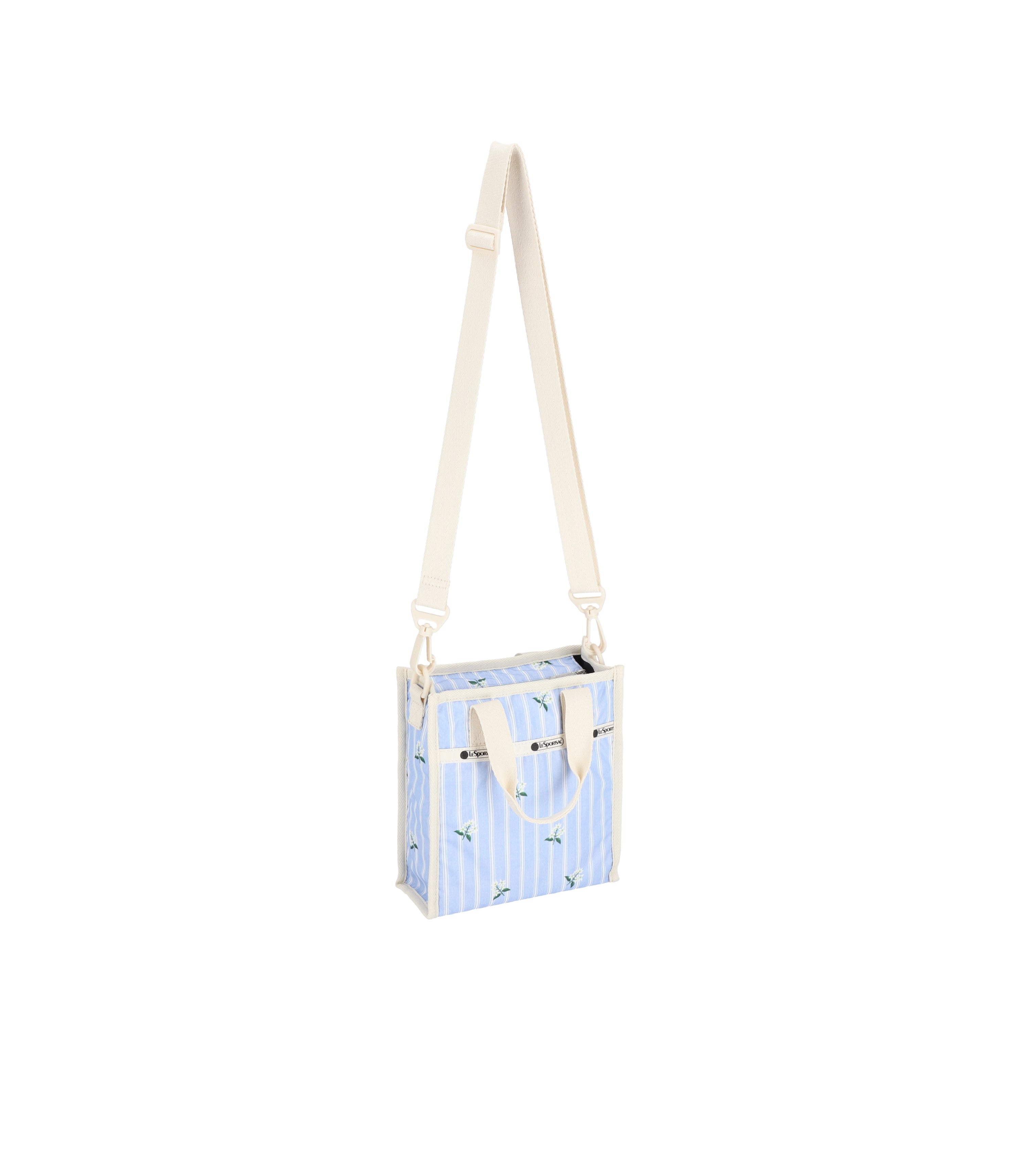 Mini North/South Tote - Jasmine Stripe print – LeSportsac