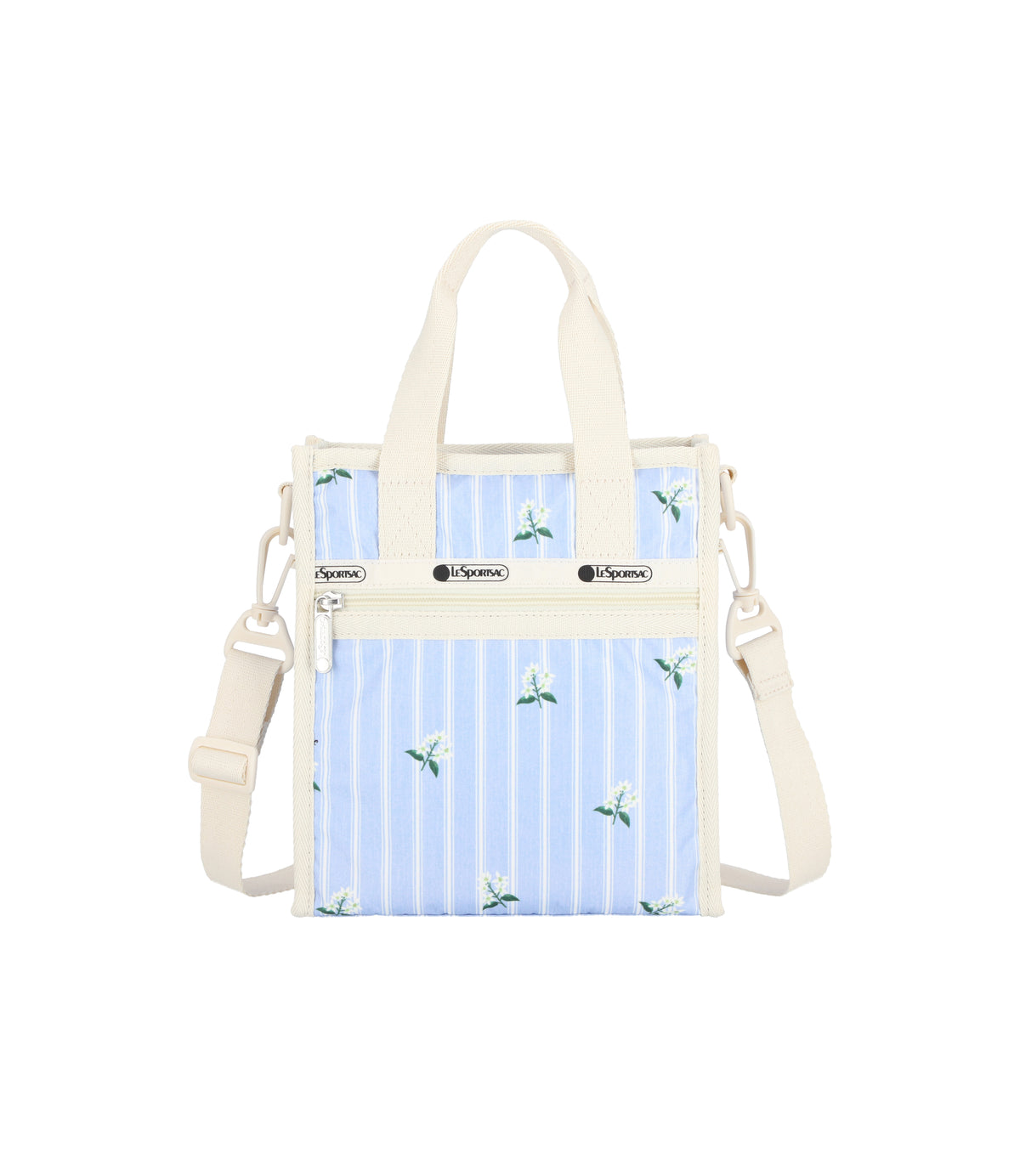 Mini North/South Tote - Jasmine Stripe print – LeSportsac
