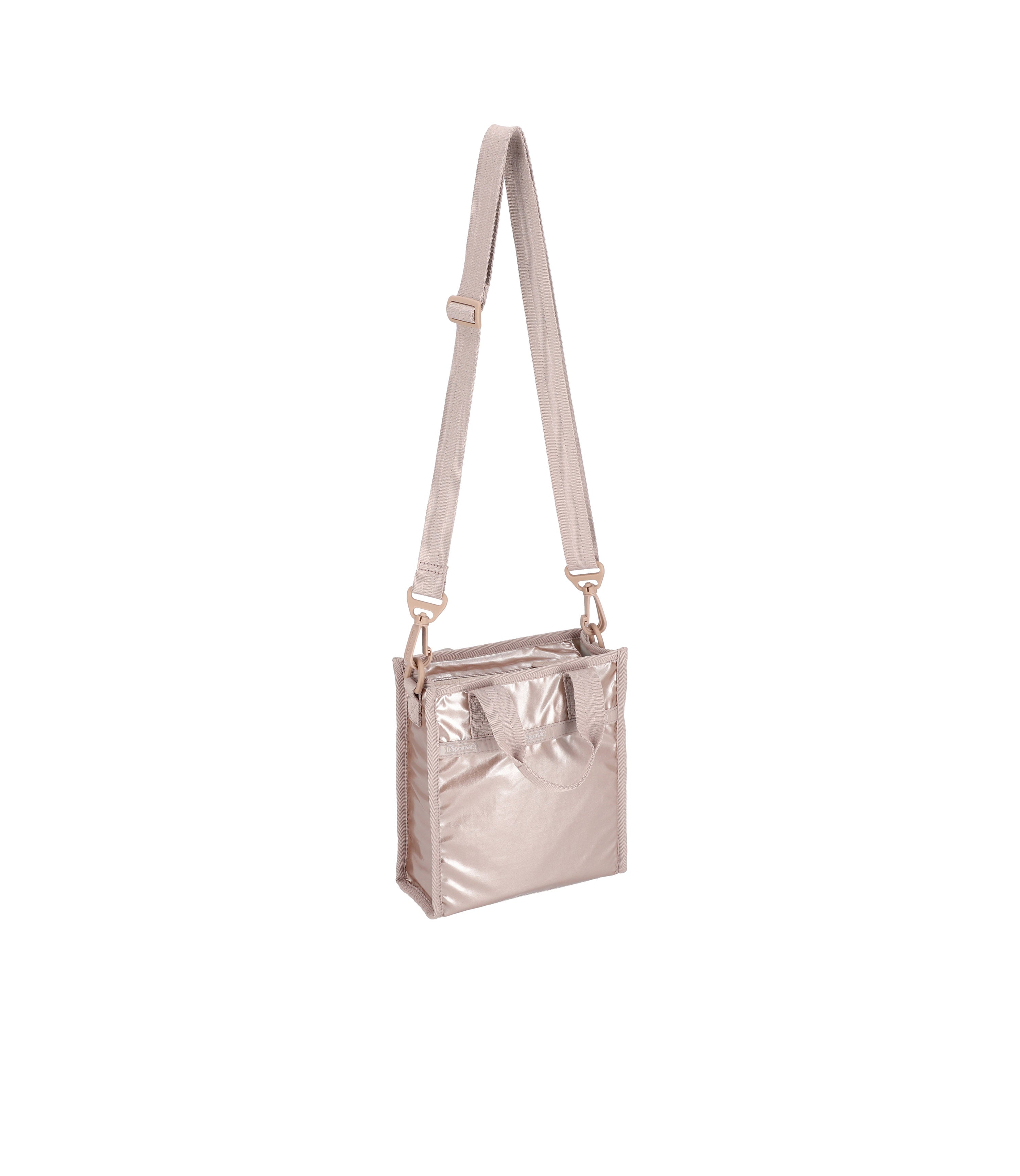 Mini North/South Tote - Rose Gold Shine – LeSportsac