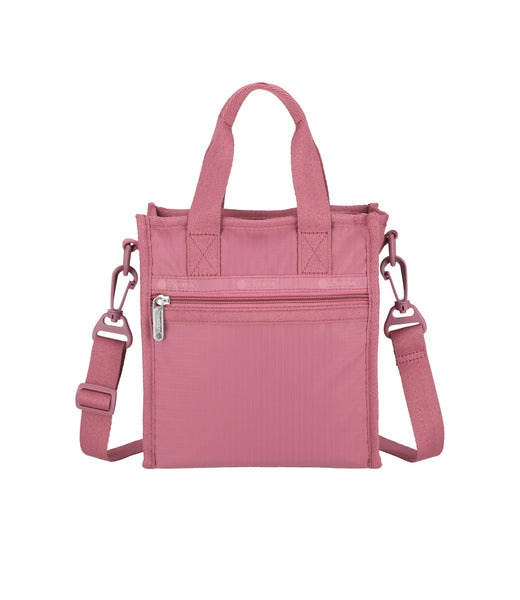 Mini North/South Tote - Mauve solid – LeSportsac