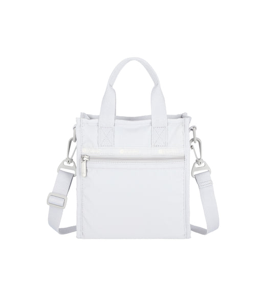 Mini North/South Tote - Pearl Gray solid – LeSportsac