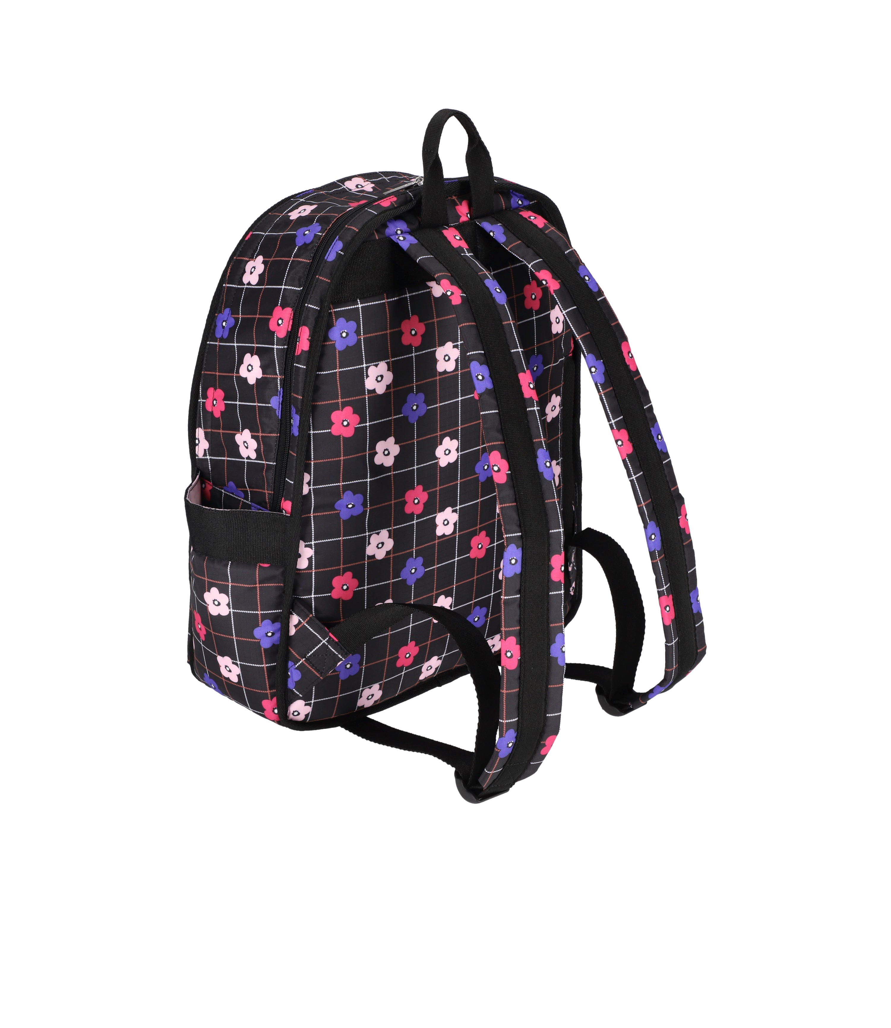 Route Backpack - Floral Plaid print – LeSportsac