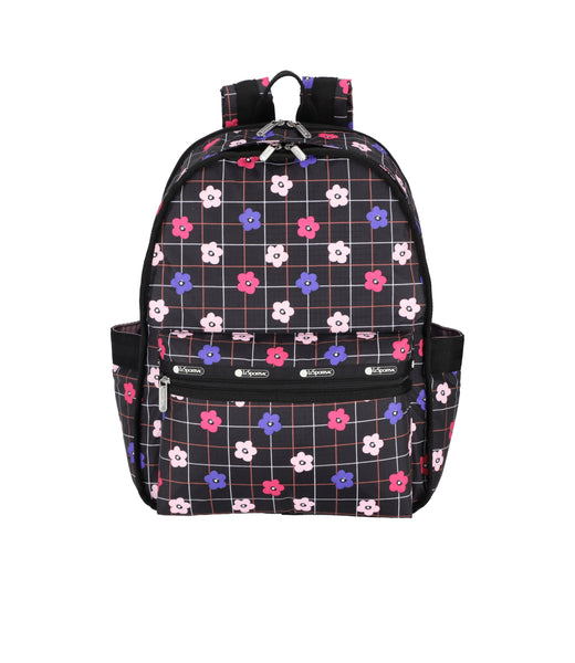 【LeSportsac】PUZZLED PLAID ROUTE SMALL BACKPACK★関税込★ fit=scale-down,w=1200