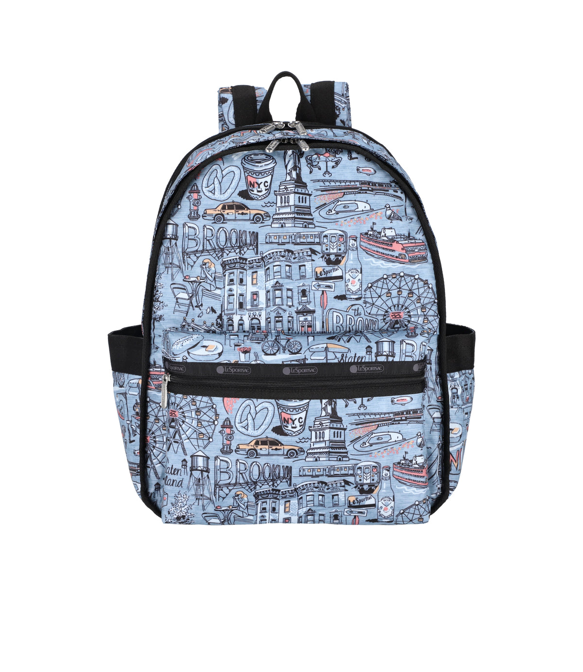 2689 Route Backpack Deep Sea Blue Route Backpack - Slate Blue solid – LeSportsac main image 2