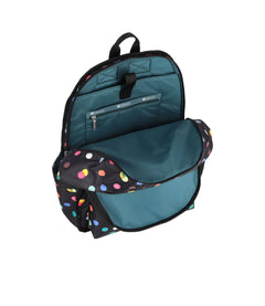 Lesportsac Multicolor Polka Dot Backpack LeSPORTSAC BACKPACK Polka Dots | eBay main image 4