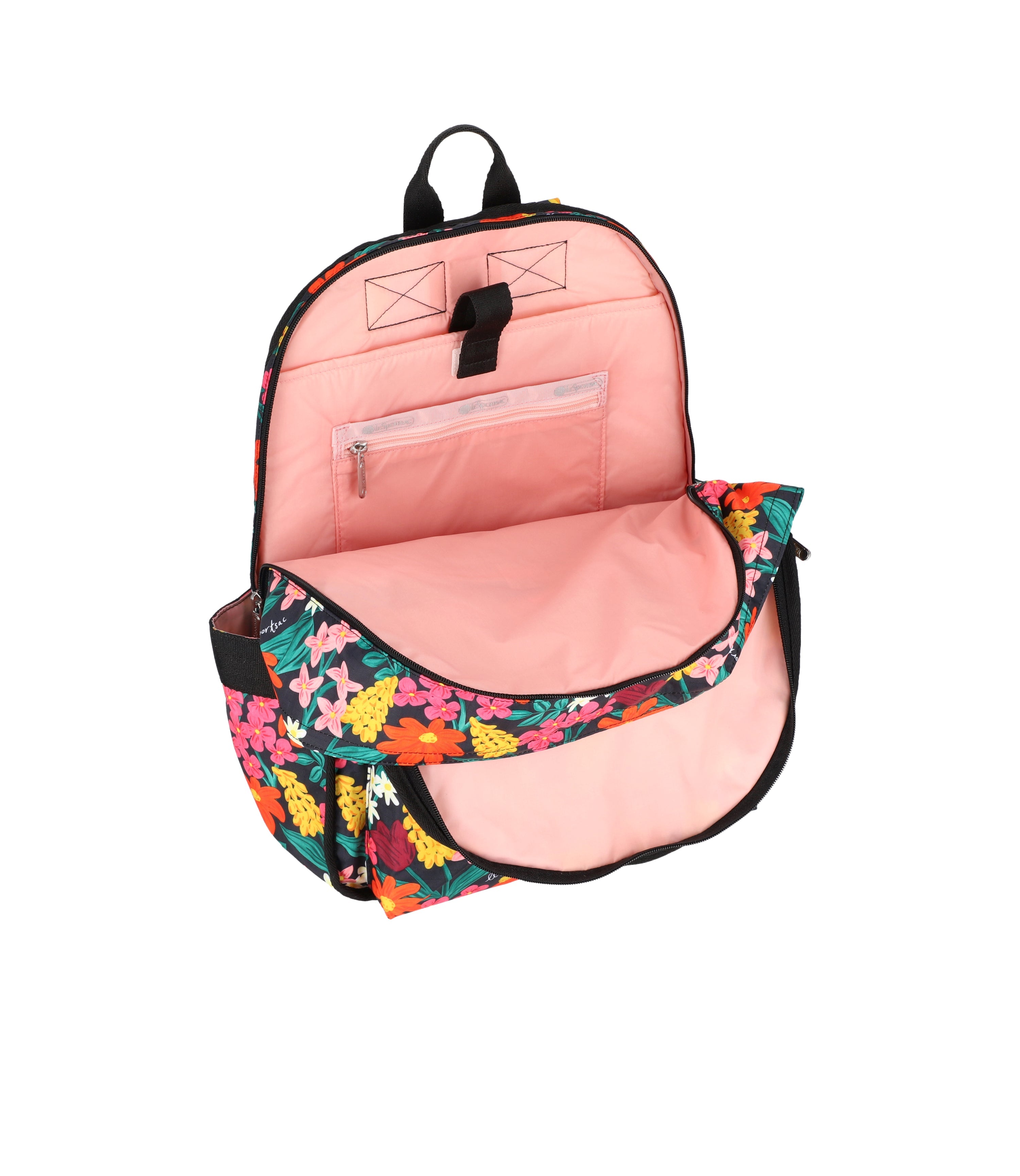 【LeSportsac】FAVORITE FLORAL ROUTE BACKPACK★関税込★ Route Backpack - Multicolor Dots Black print – LeSportsac