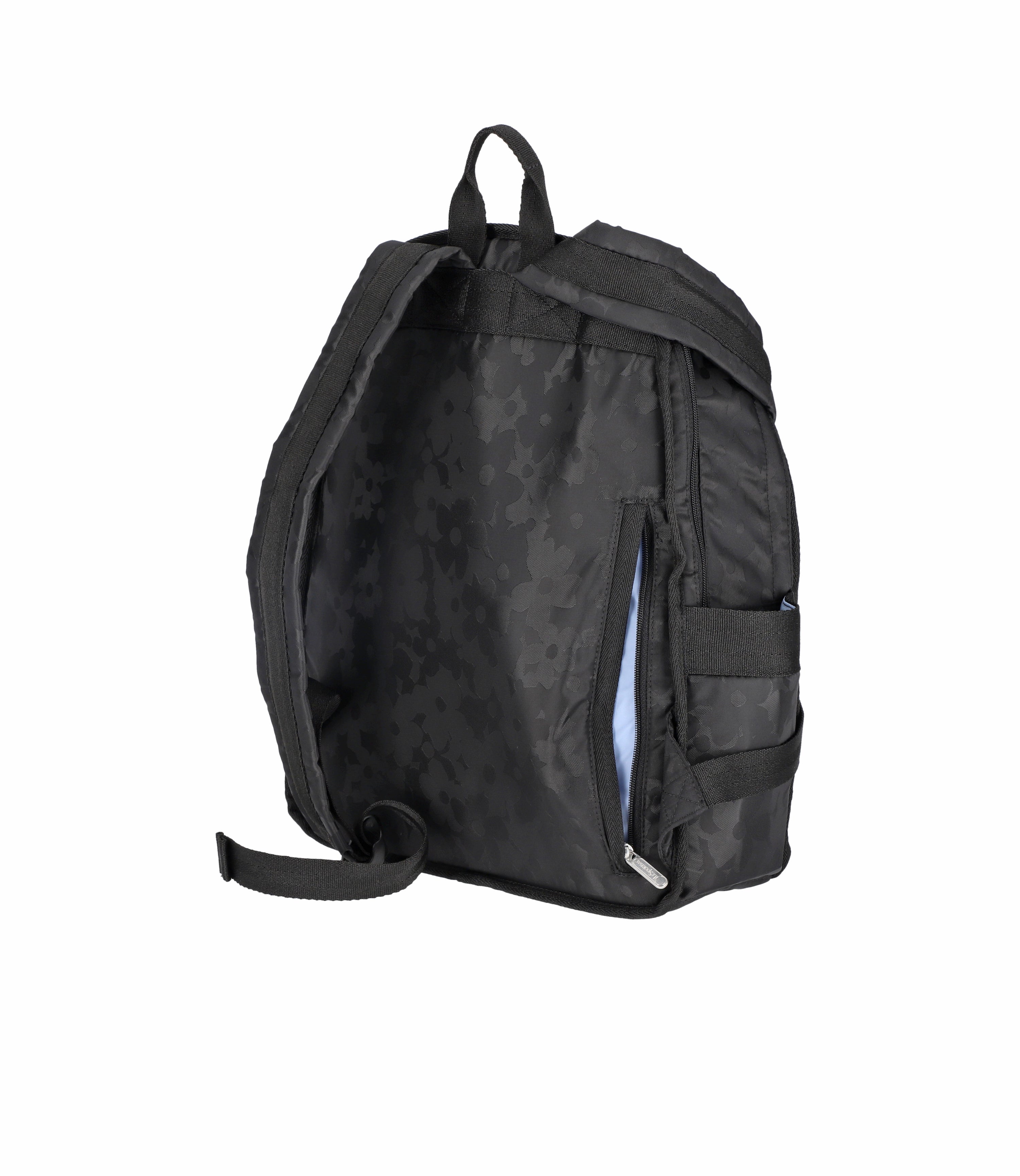 Lesportsac Backpack Black With Flowers LeSportsac Essential Functional Backpack – Luggage Online main image 3