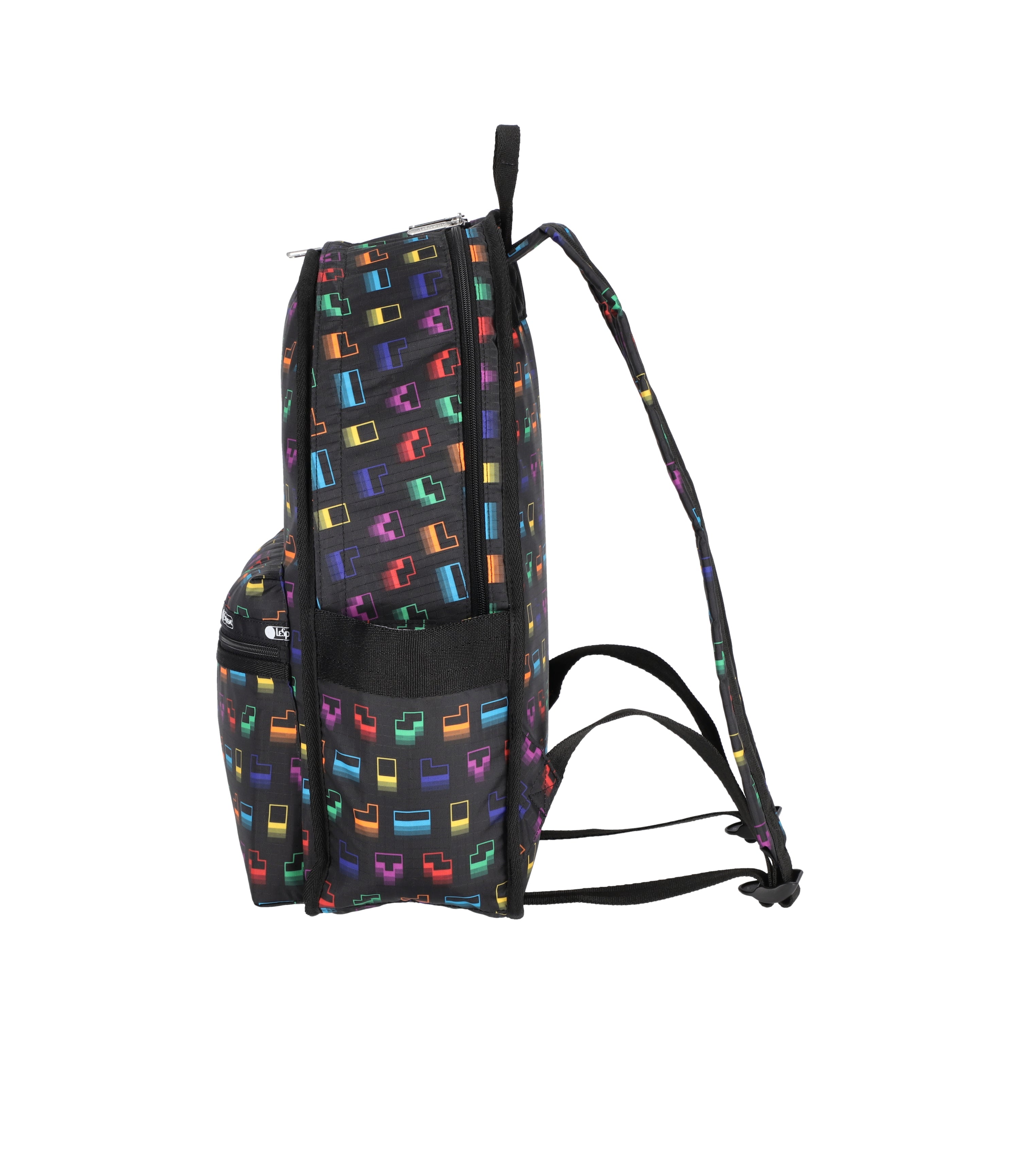 ★LeSportsac★ Recycled Black Root Small Backpack 3746R086 Solid Black Route Small Backpack | LeSportsac