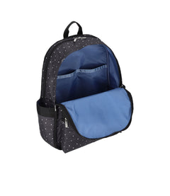 LeSportsac‎ Navy Blue Polka Dot Print Backpack Bag LeSportsac Navy Blue Polka Dot Print Backpack Bag | eBay main image 2