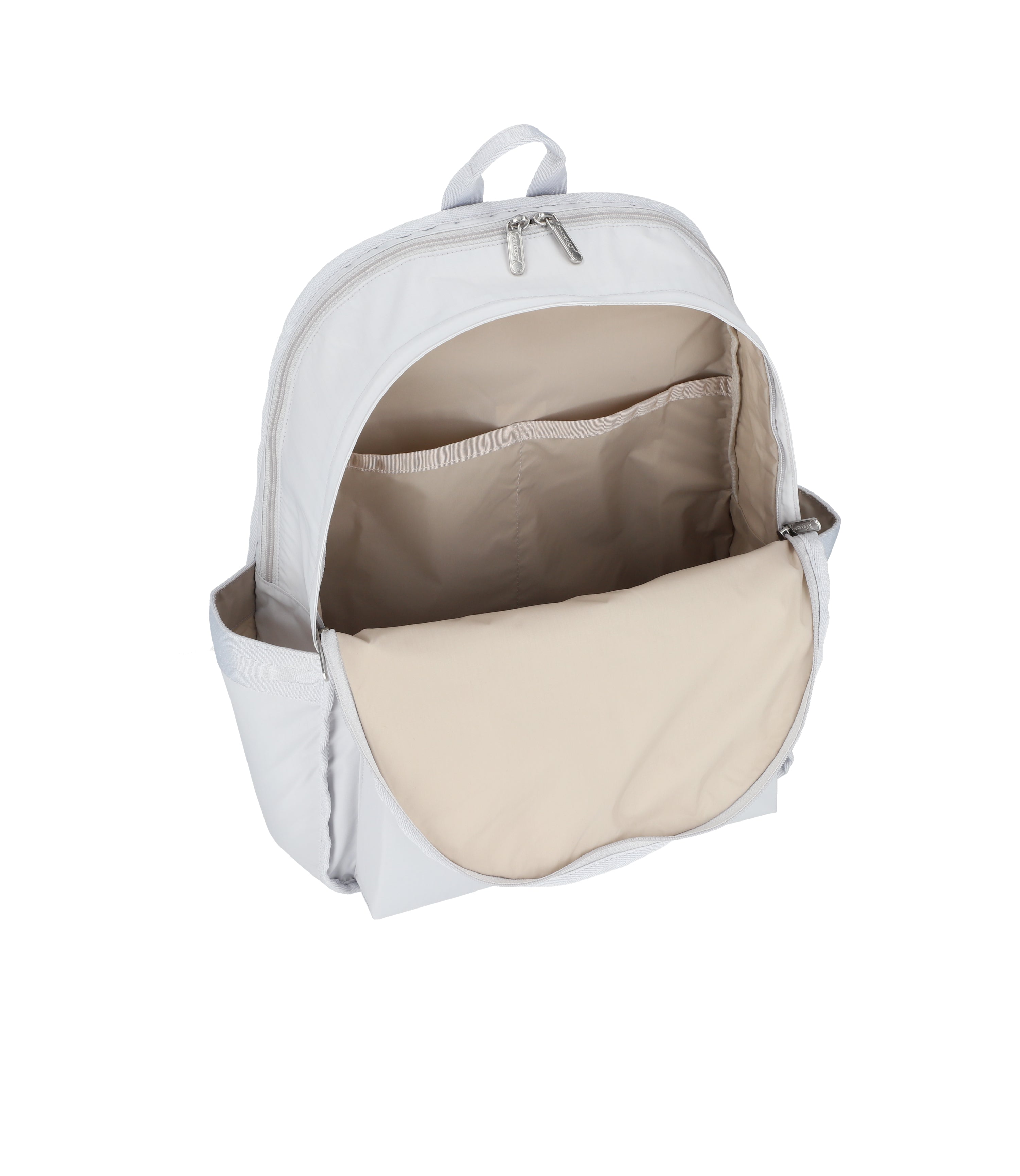 Le SportSac Backpack, White Marble, Retail $95 (NEW) NWT  (Very LIght) Route Small Backpack - Lemon Meringue solid – LeSportsac main image 2