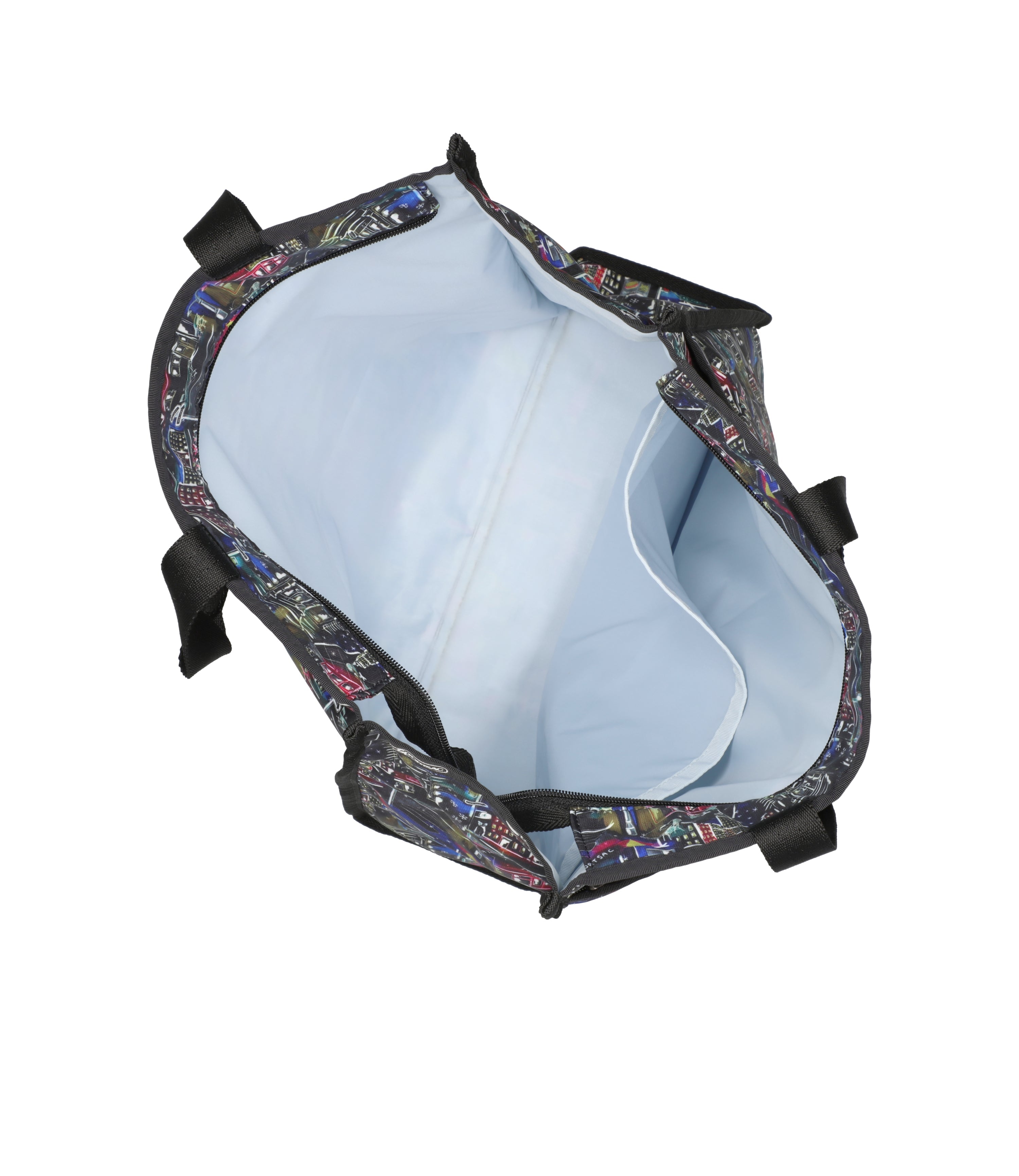 ★LeSportsac★ Spectator Ice Water Large Web Book Tote Bag 3 Solid Black Large Web Book Tote | LeSportsac