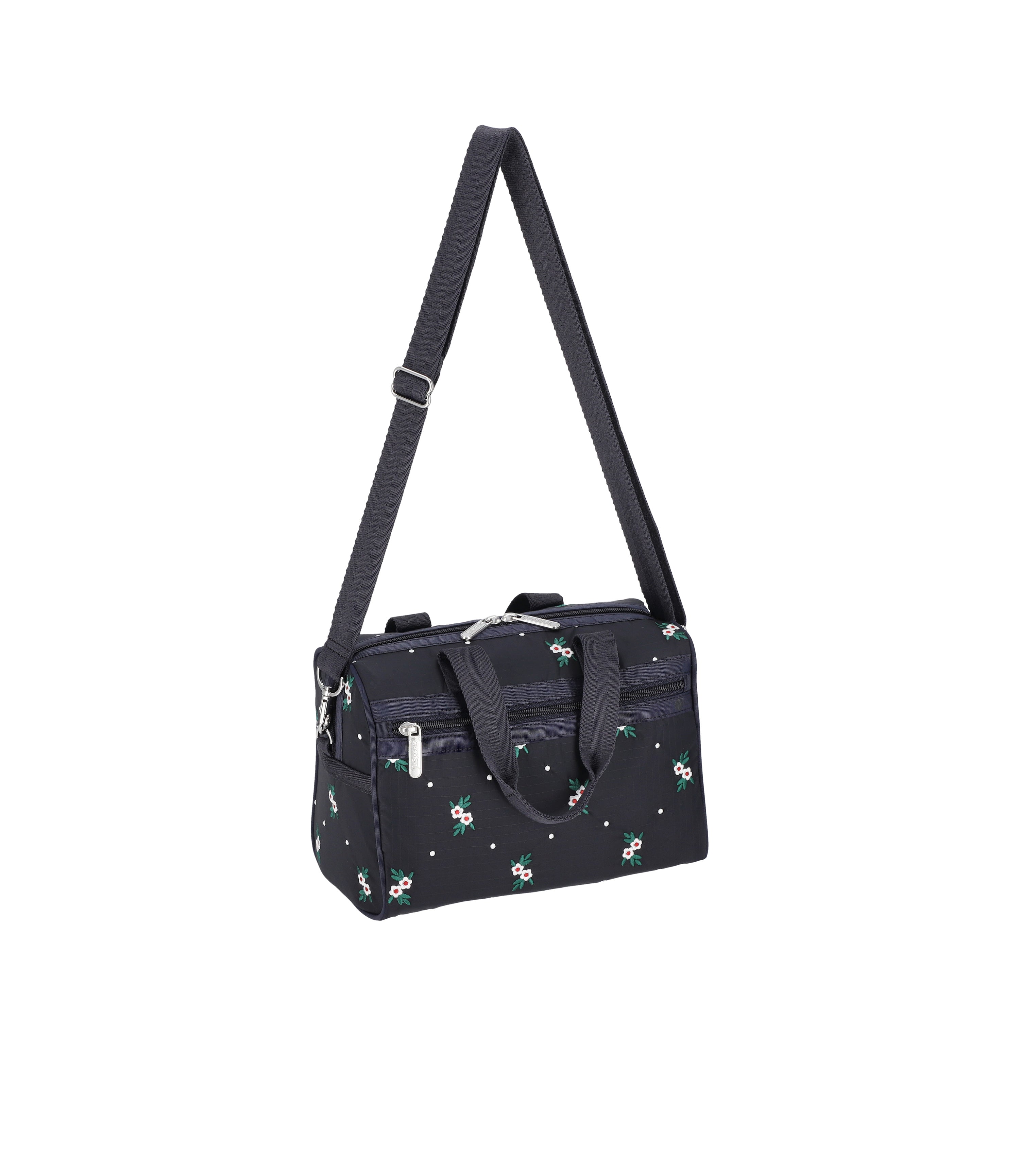 Everyday Small Satchel - Floral Lattice Embroidery – LeSportsac