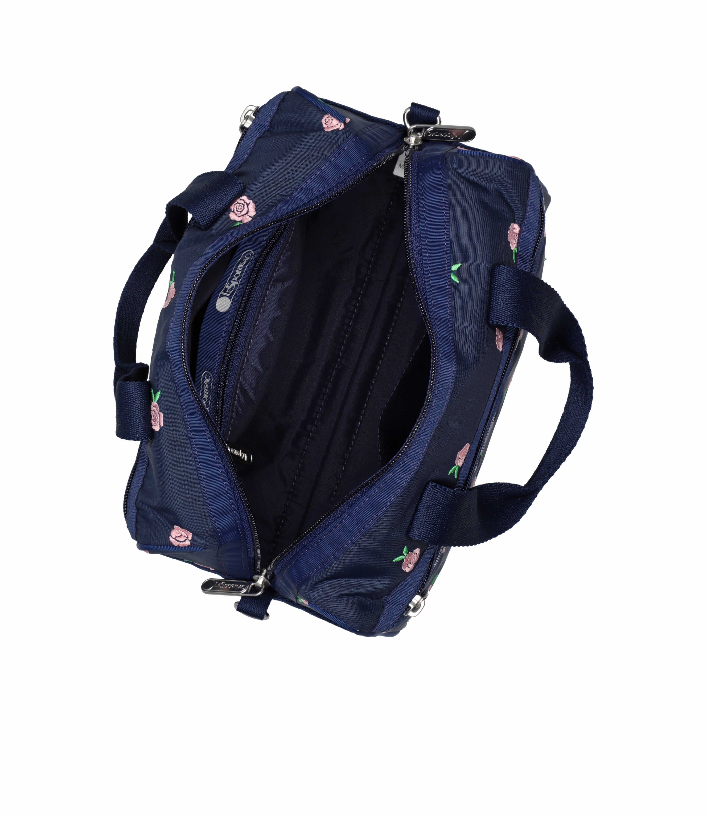 Everyday Small Satchel - Pink Roses Embroidery – LeSportsac