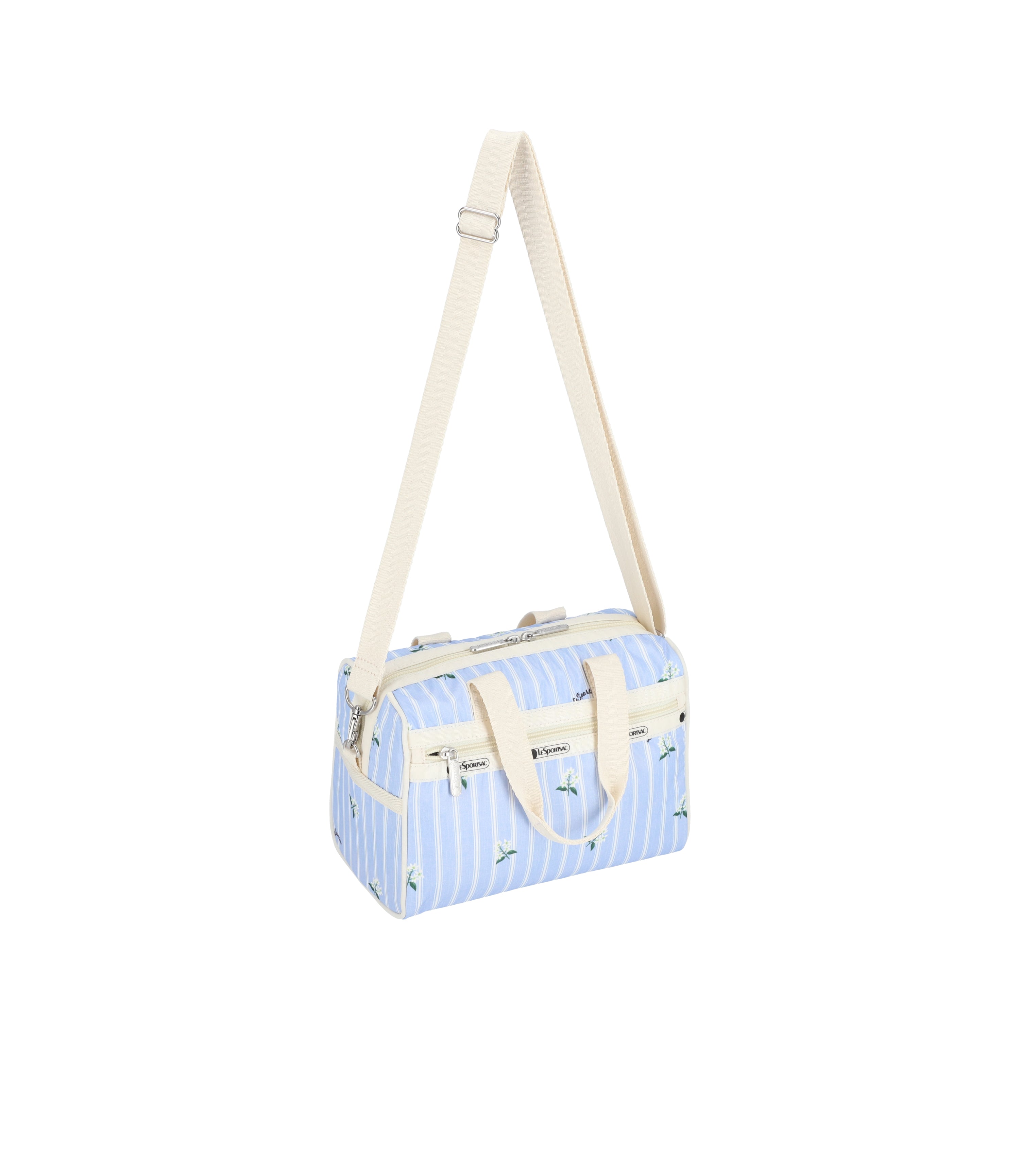Everyday Small Satchel - Jasmine Stripe print – LeSportsac