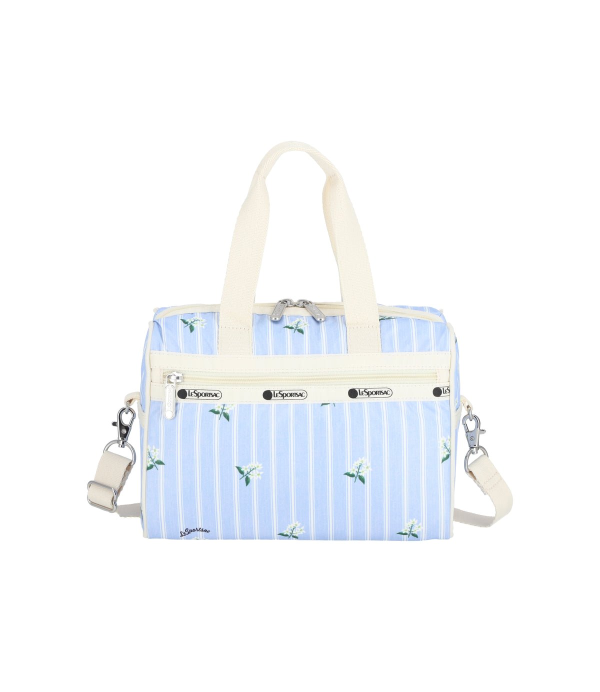 Everyday Small Satchel - Jasmine Stripe print – LeSportsac