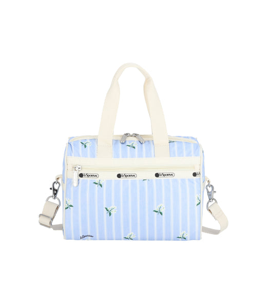 Everyday Small Satchel - Jasmine Stripe print – LeSportsac