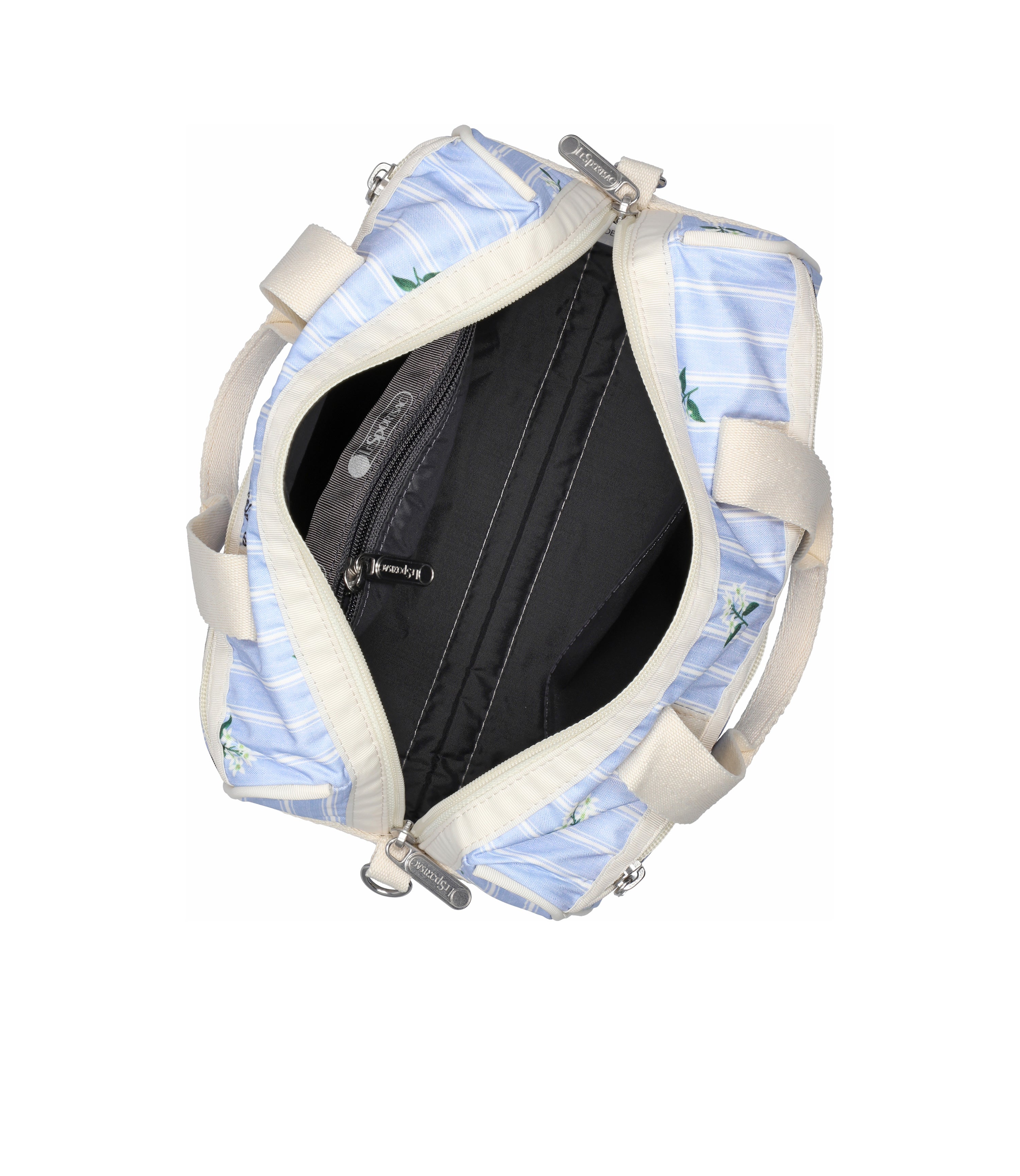 Everyday Small Satchel - Jasmine Stripe print – LeSportsac