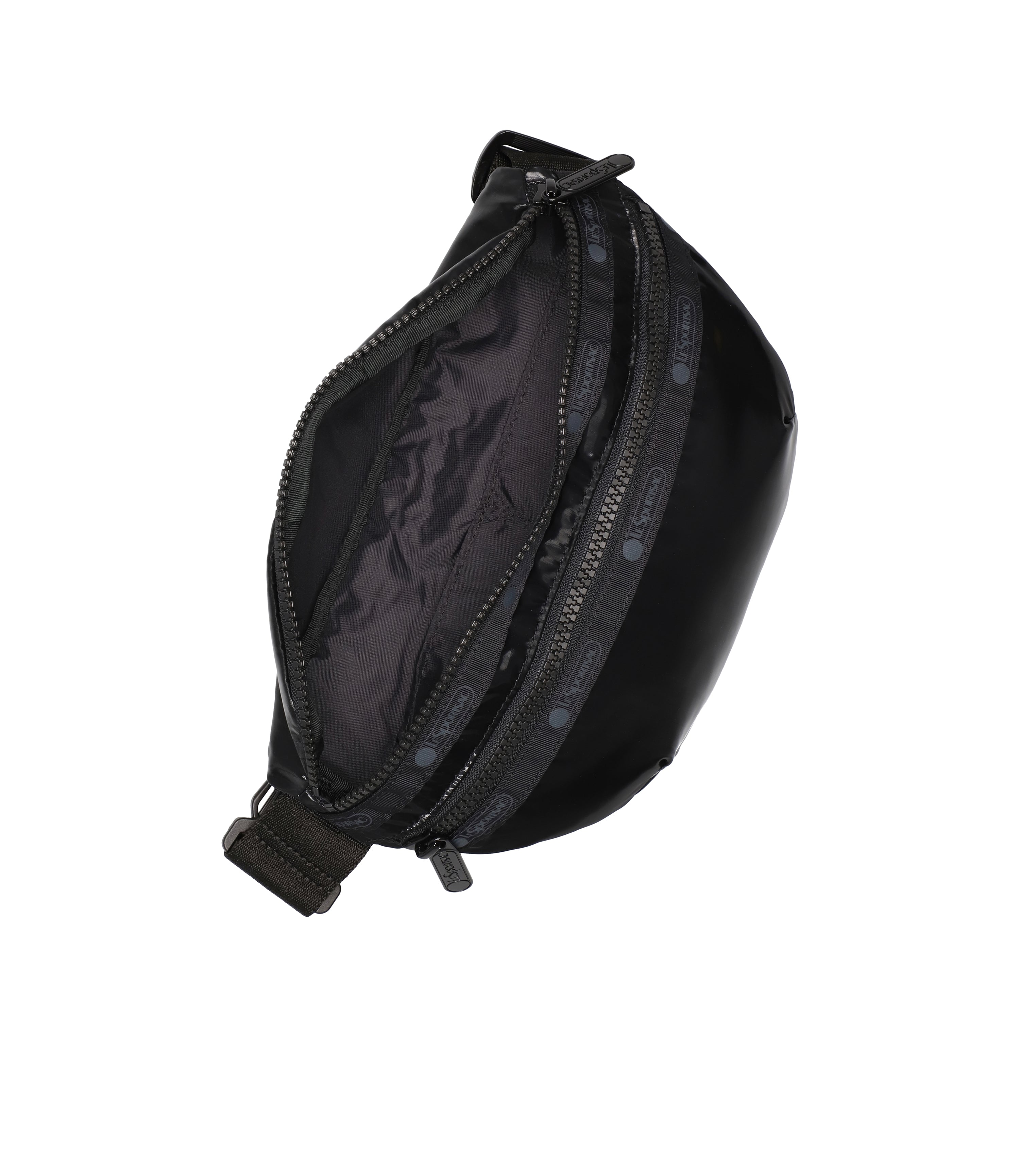 black lululemon sherpa belt bag LeSportsac Shiny Black Everyday Belt Bag