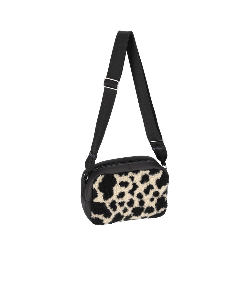 Puffy Sherpa Cube Crossbody - 28375497867312