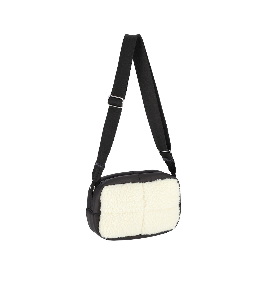 Puffy Sherpa Cube Crossbody - 28375498522672