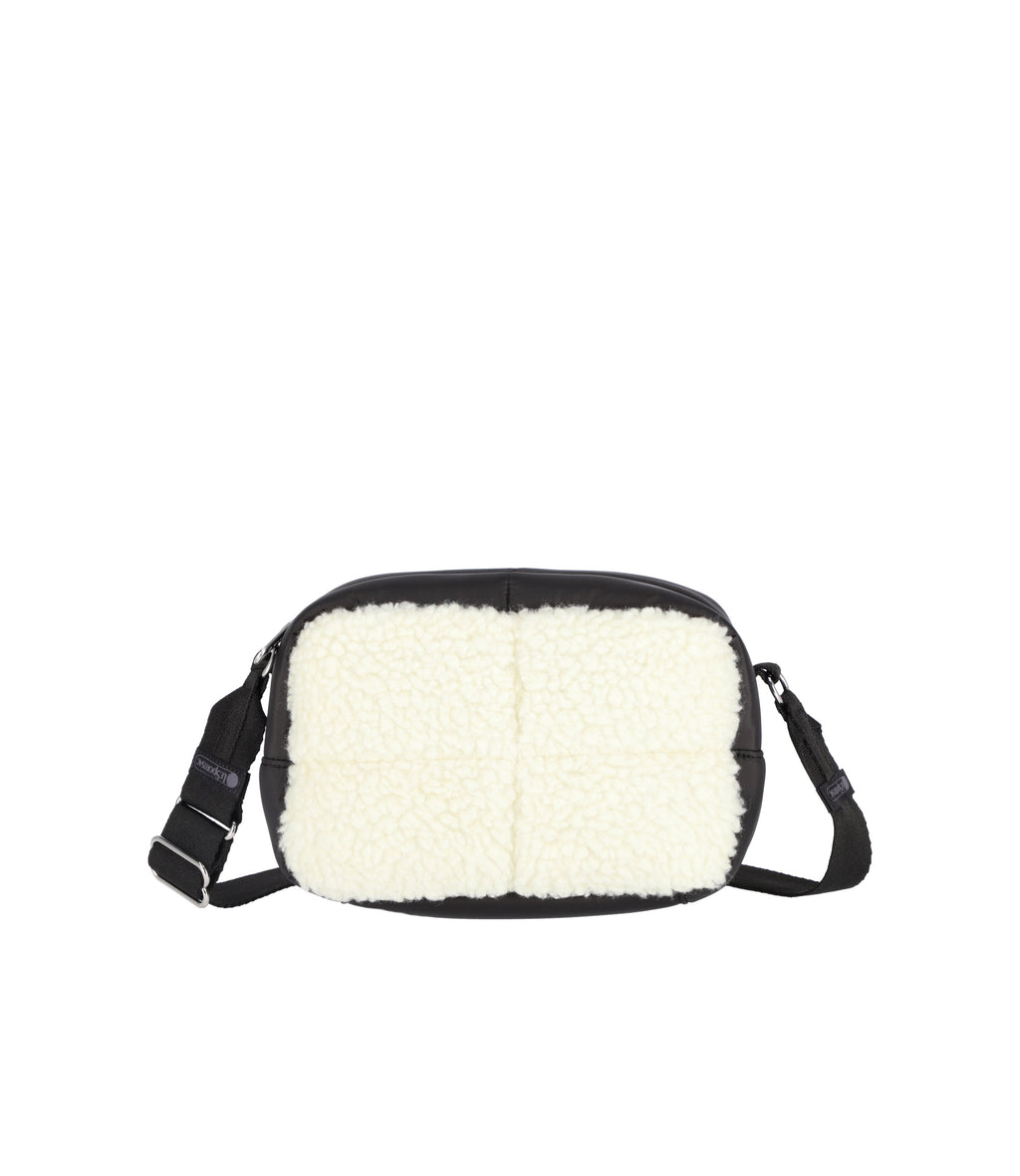 Puffy Sherpa Cube Crossbody - 28375498489904