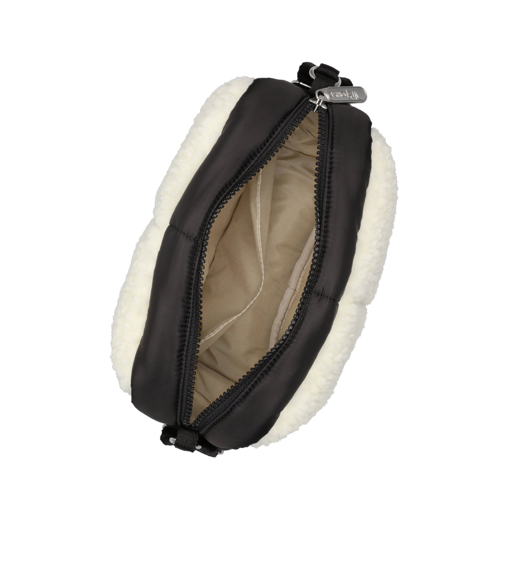 Puffy Sherpa Cube Crossbody - 28375498588208