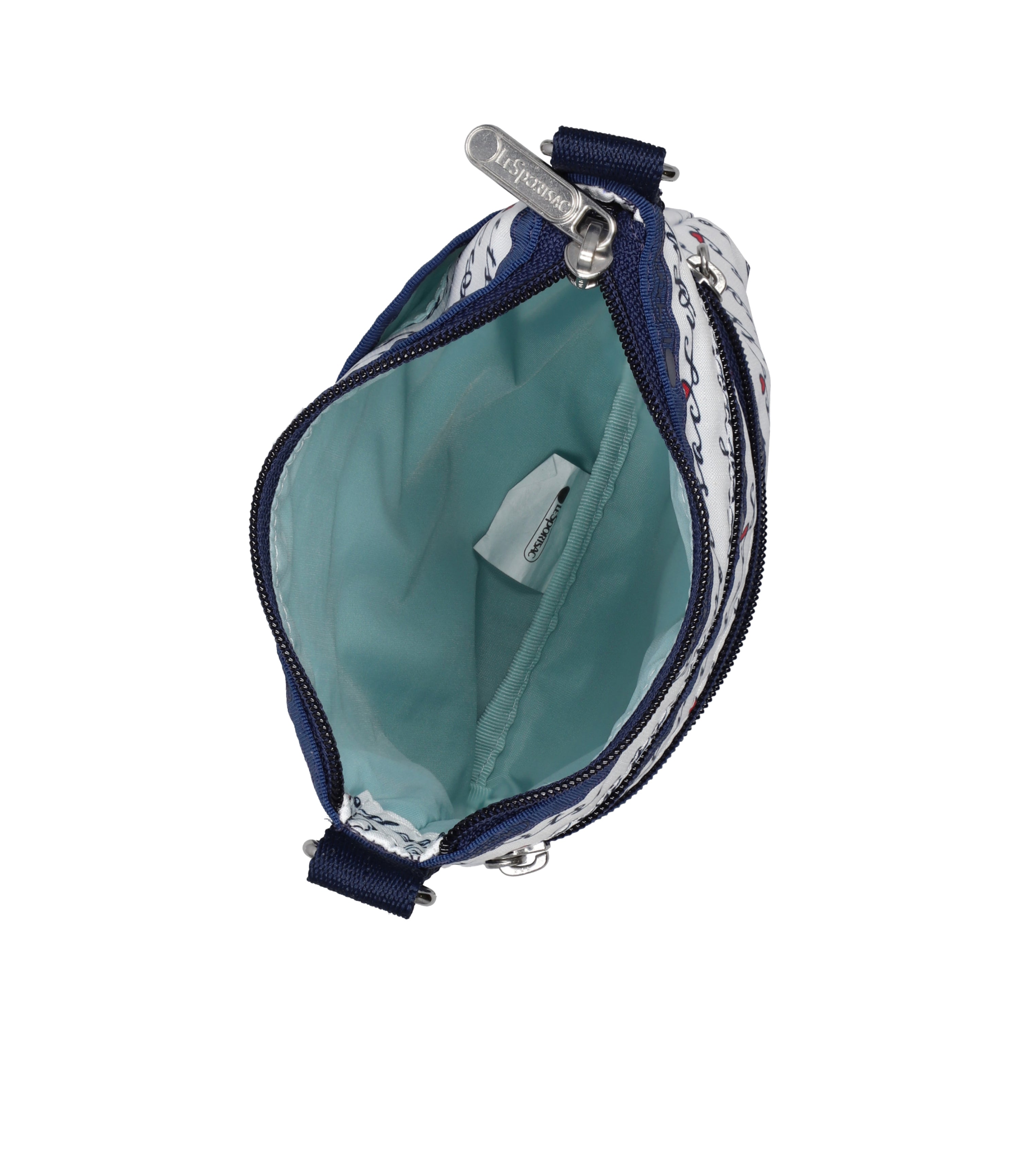 3-Zip Crossbody - Marine Logo Border print – LeSportsac