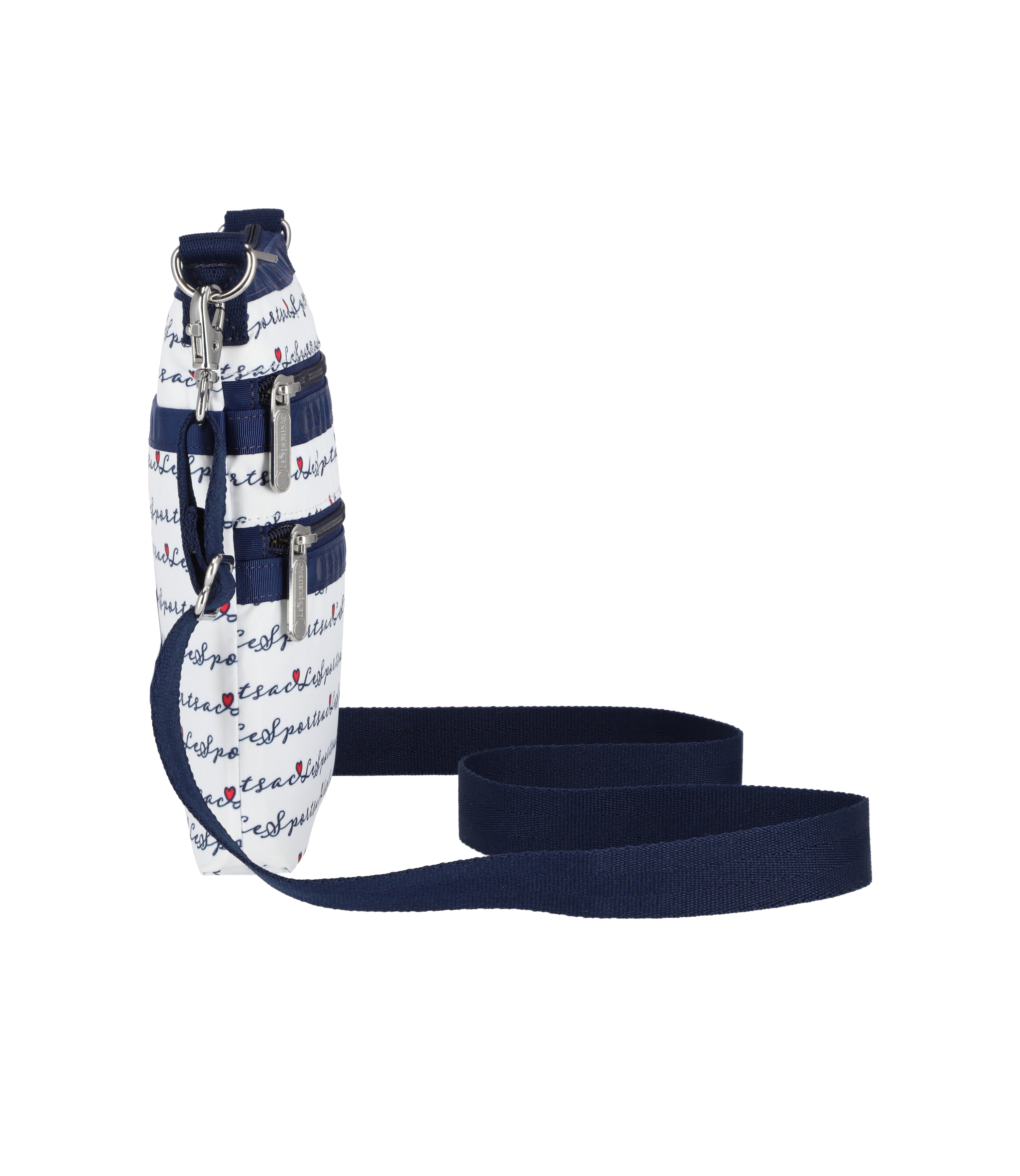 3-Zip Crossbody - Marine Logo Border print – LeSportsac