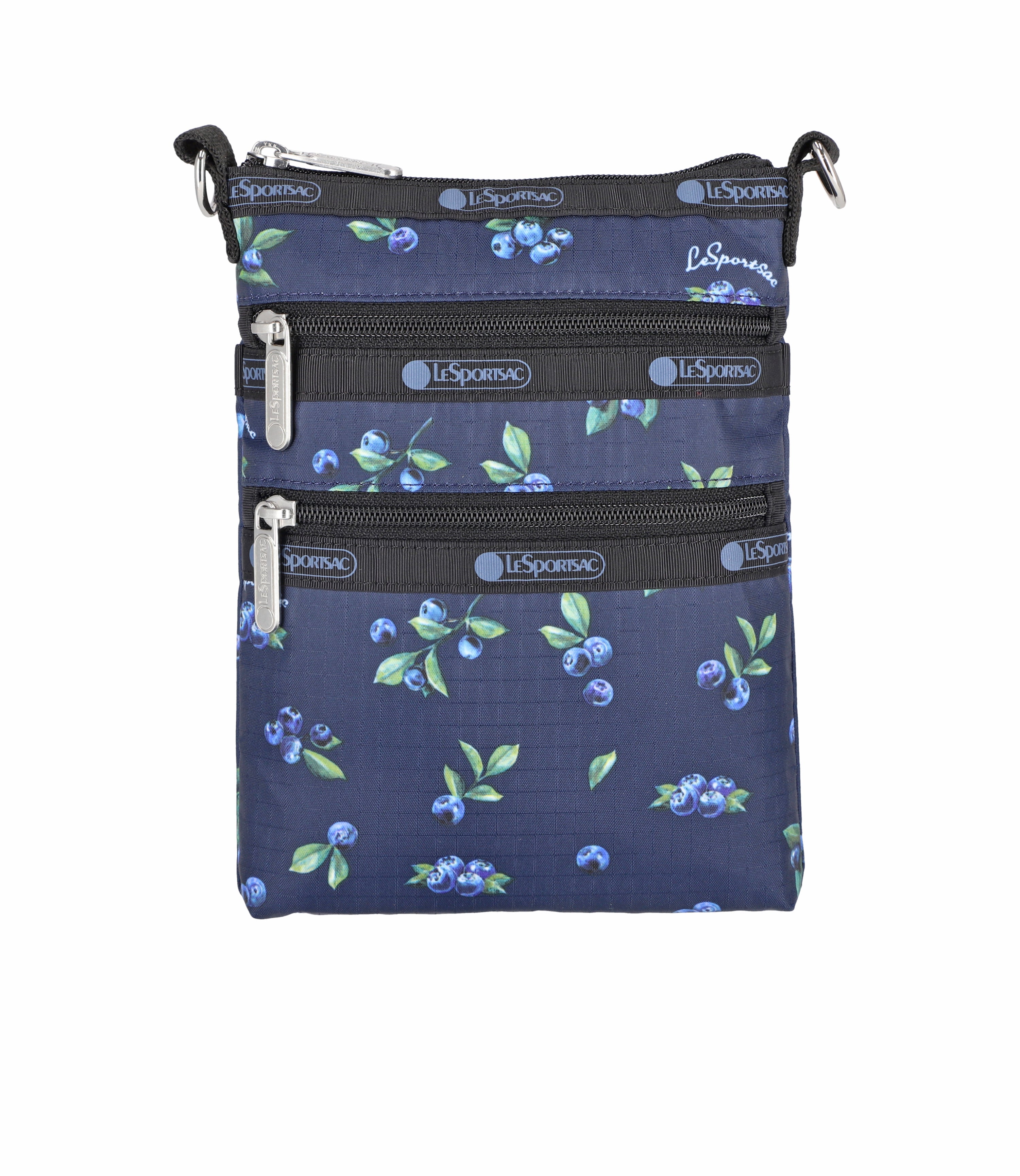 その他ブランド / BLAEST BY LILLEBOE/コート/S/ポリエステル/BLU/312C// 3-Zip Crossbody - Very Berry Blue print – LeSportsac