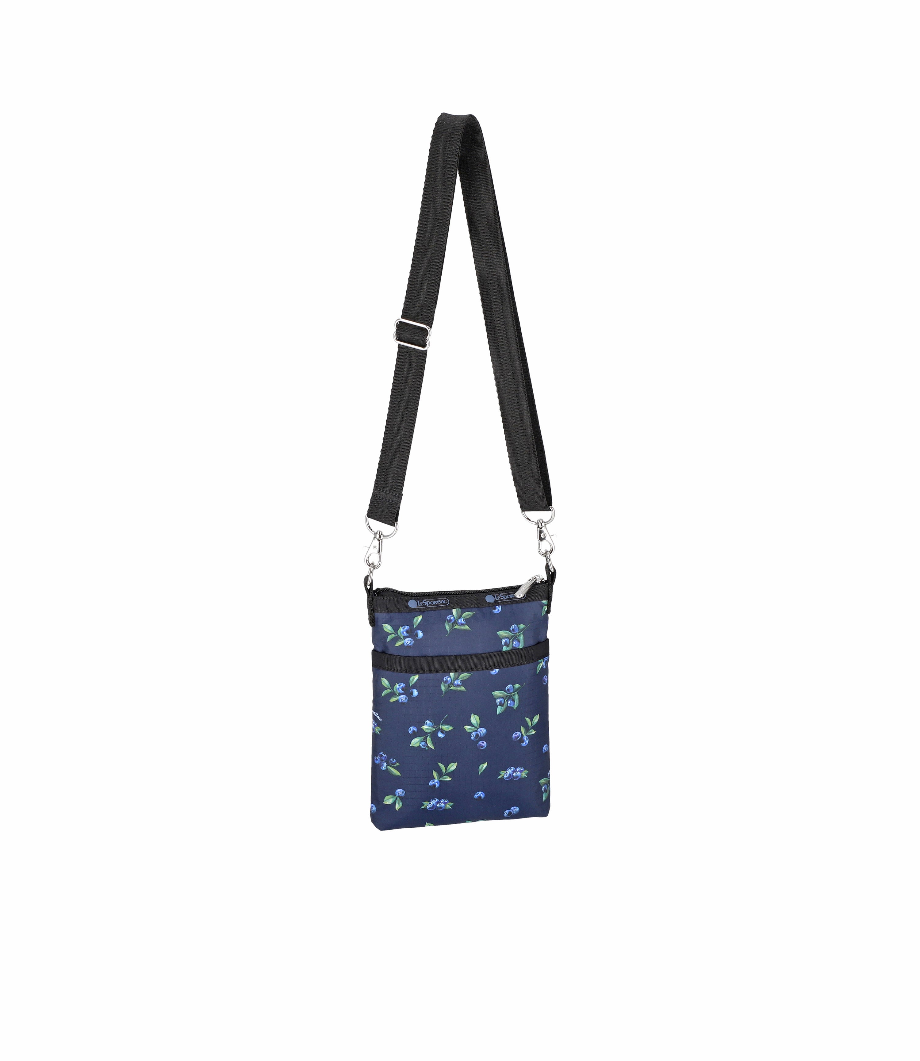 3-Zip Crossbody - Very Berry Blue print – LeSportsac