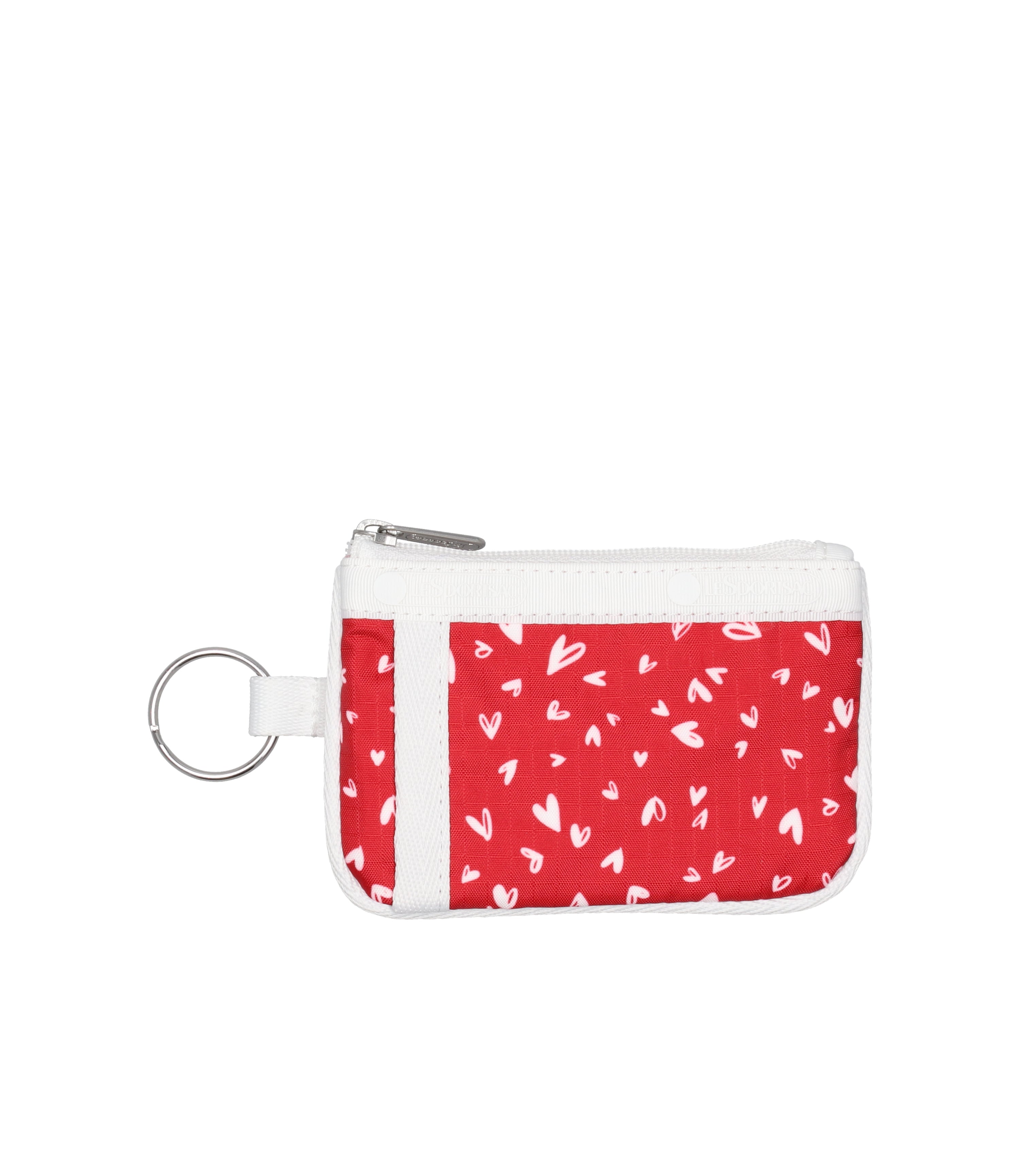 Key Card Holder - Red Mini Hearts White print – LeSportsac